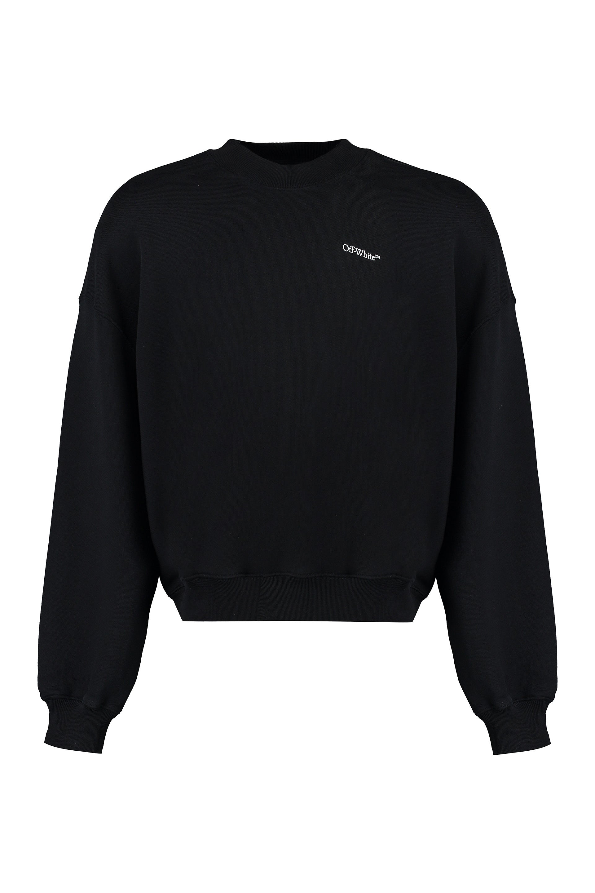 Cotton crew-neck sweatshirt