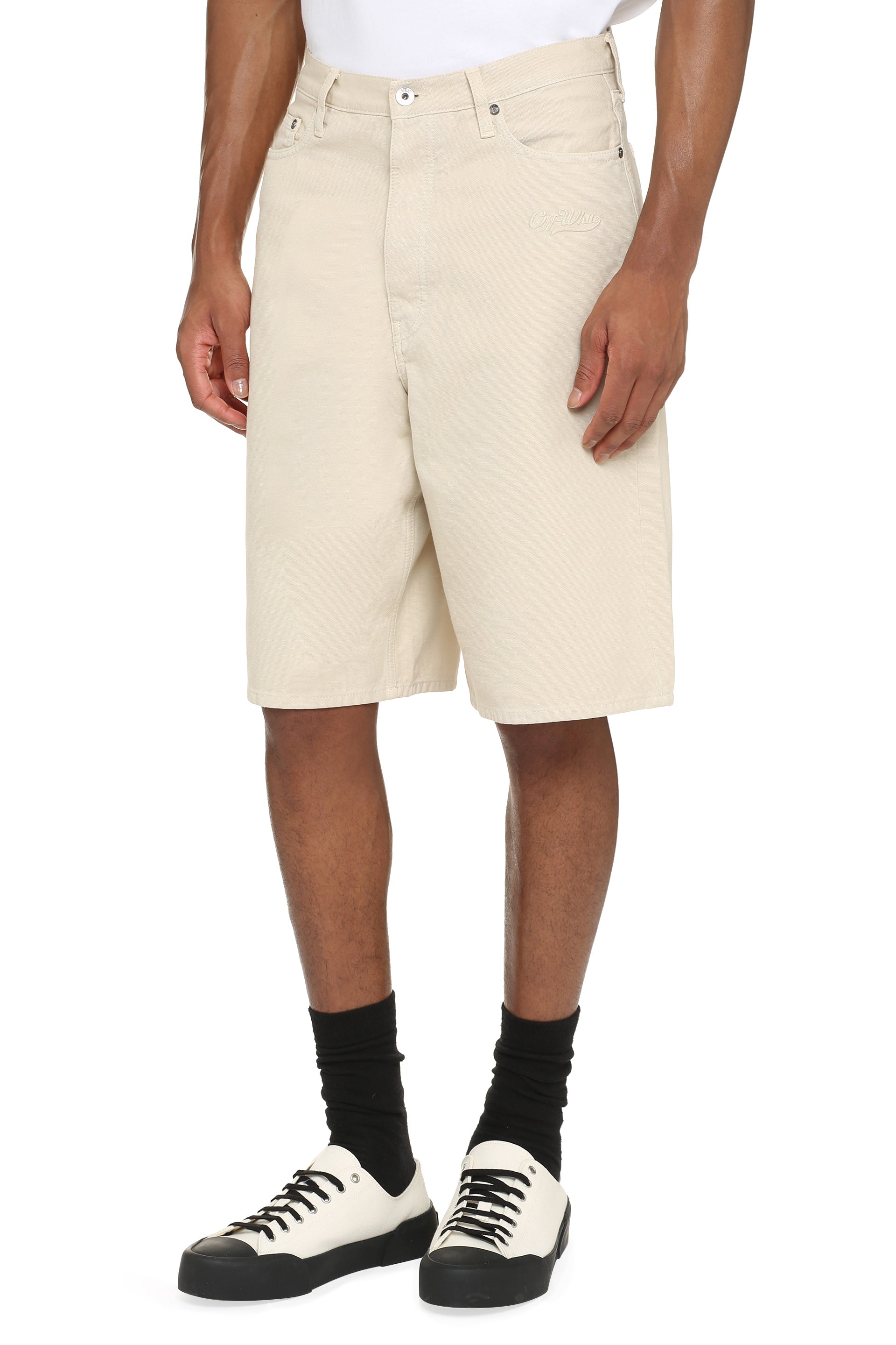 Cotton bermuda shorts