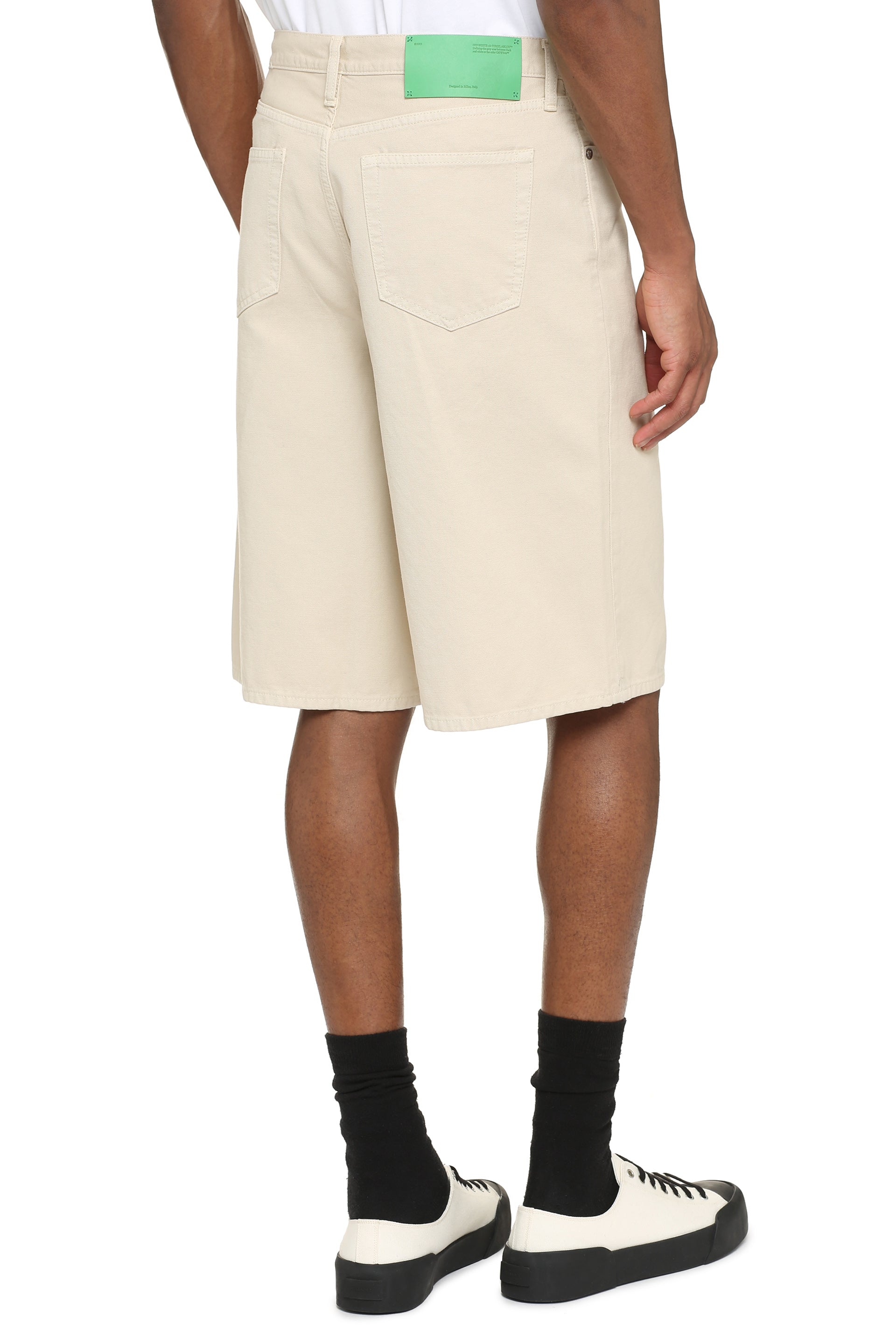 Cotton bermuda shorts