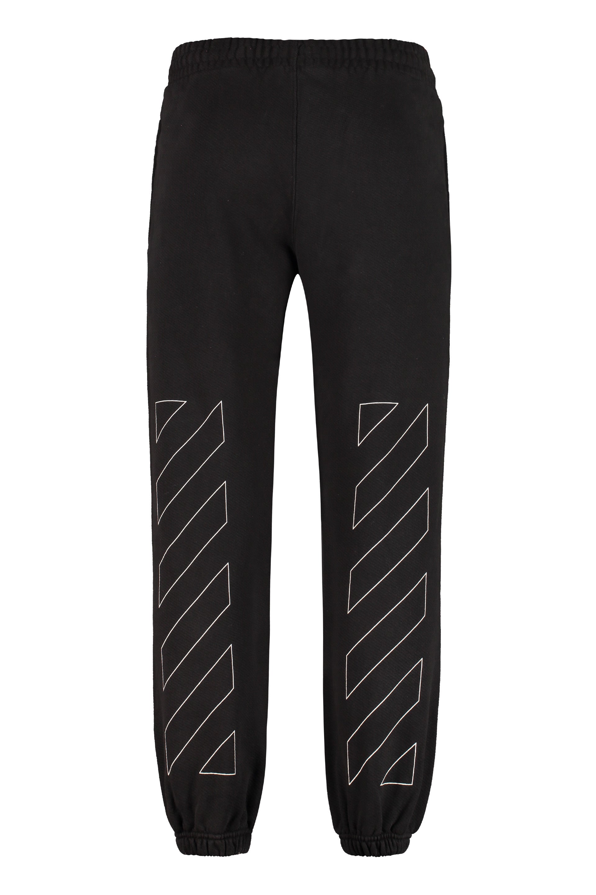 Logo detail cotton track-pants
