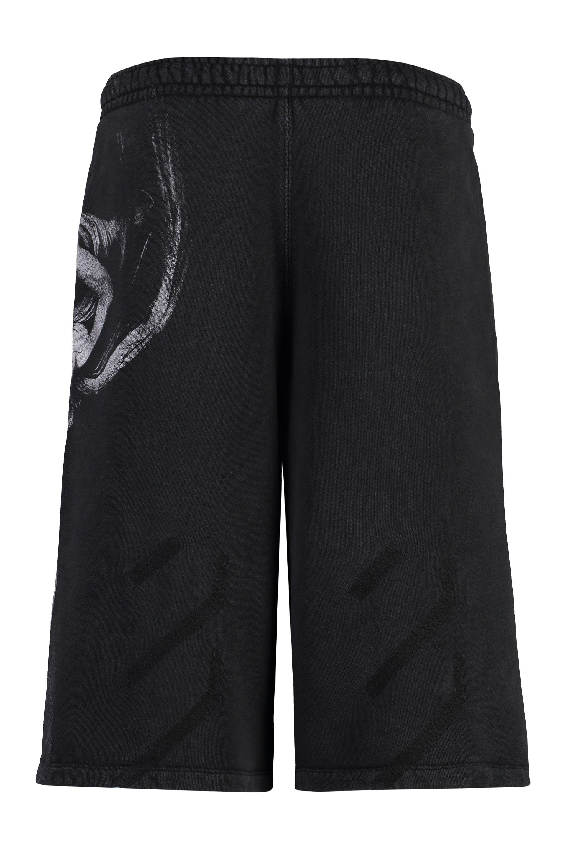 Printed sweatshorts
