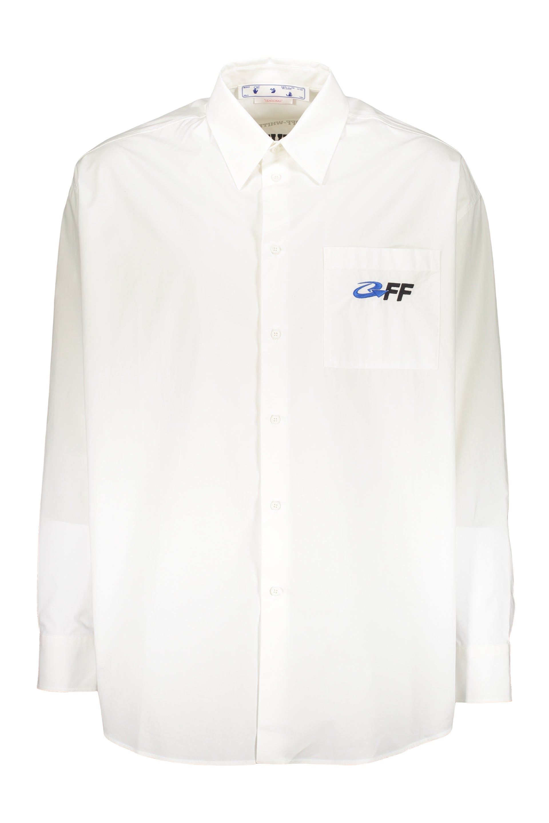 White long-sleeved shirt, versatile and comfortable