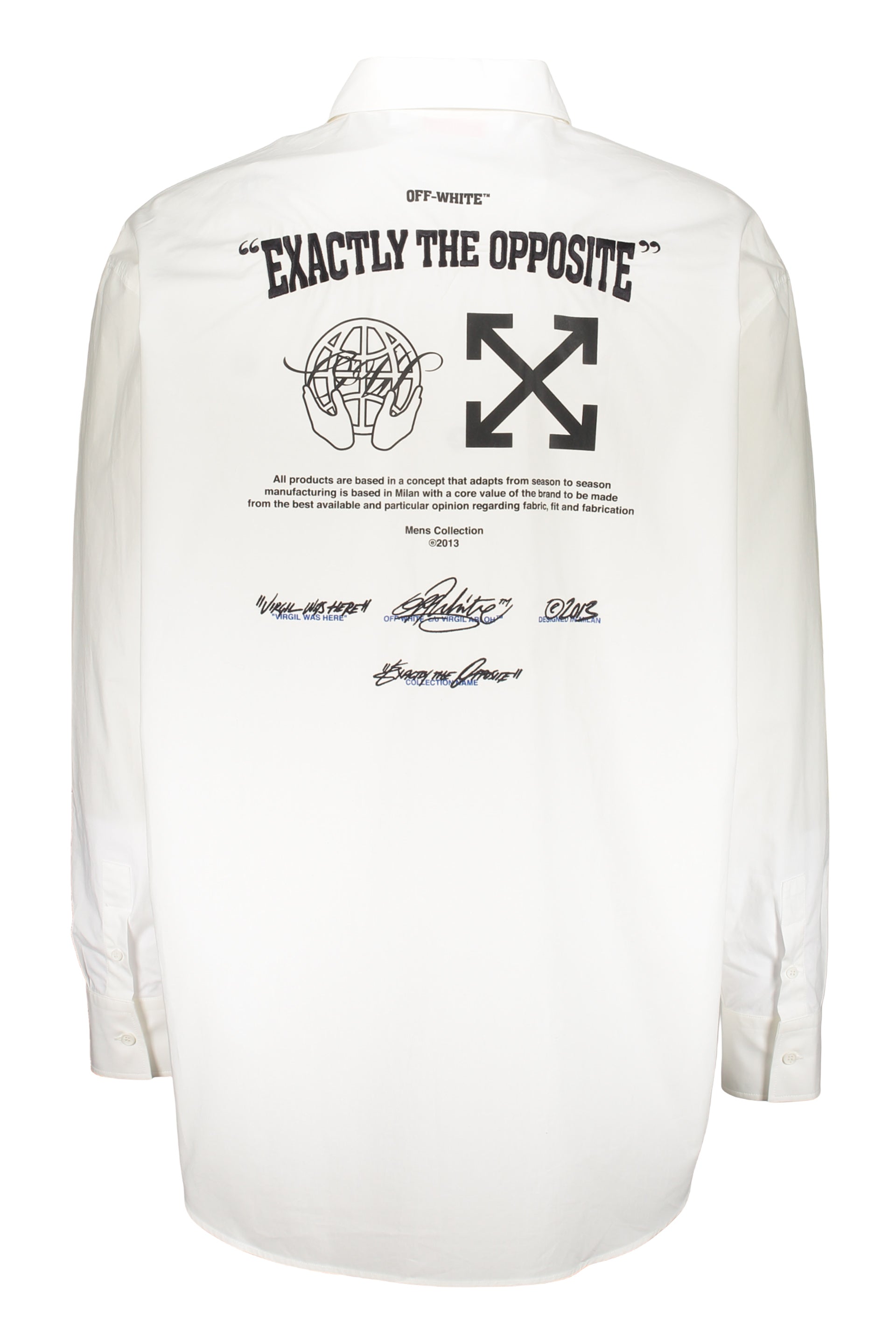 White long-sleeved shirt, versatile and comfortable