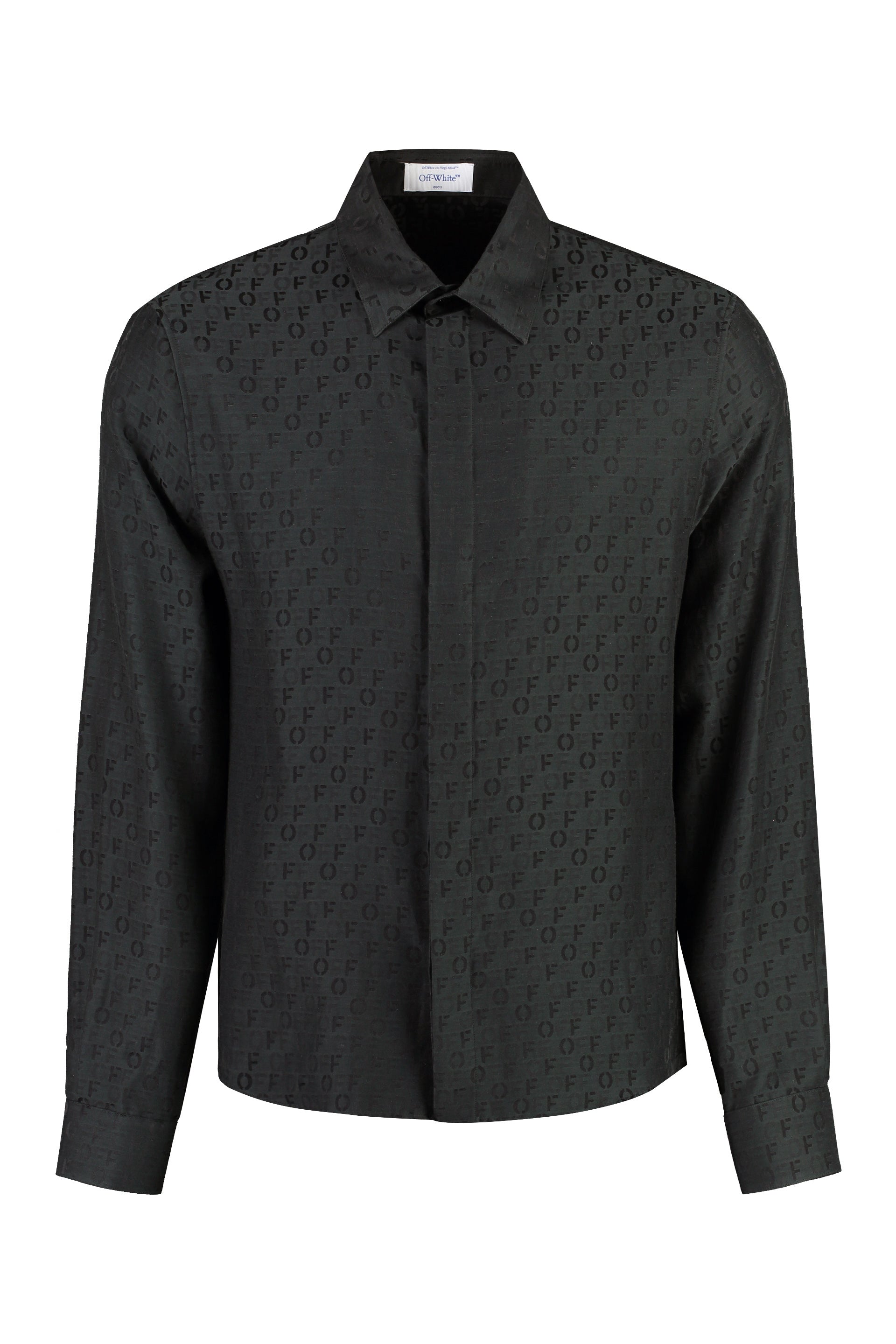 Silk-cotton blend shirt