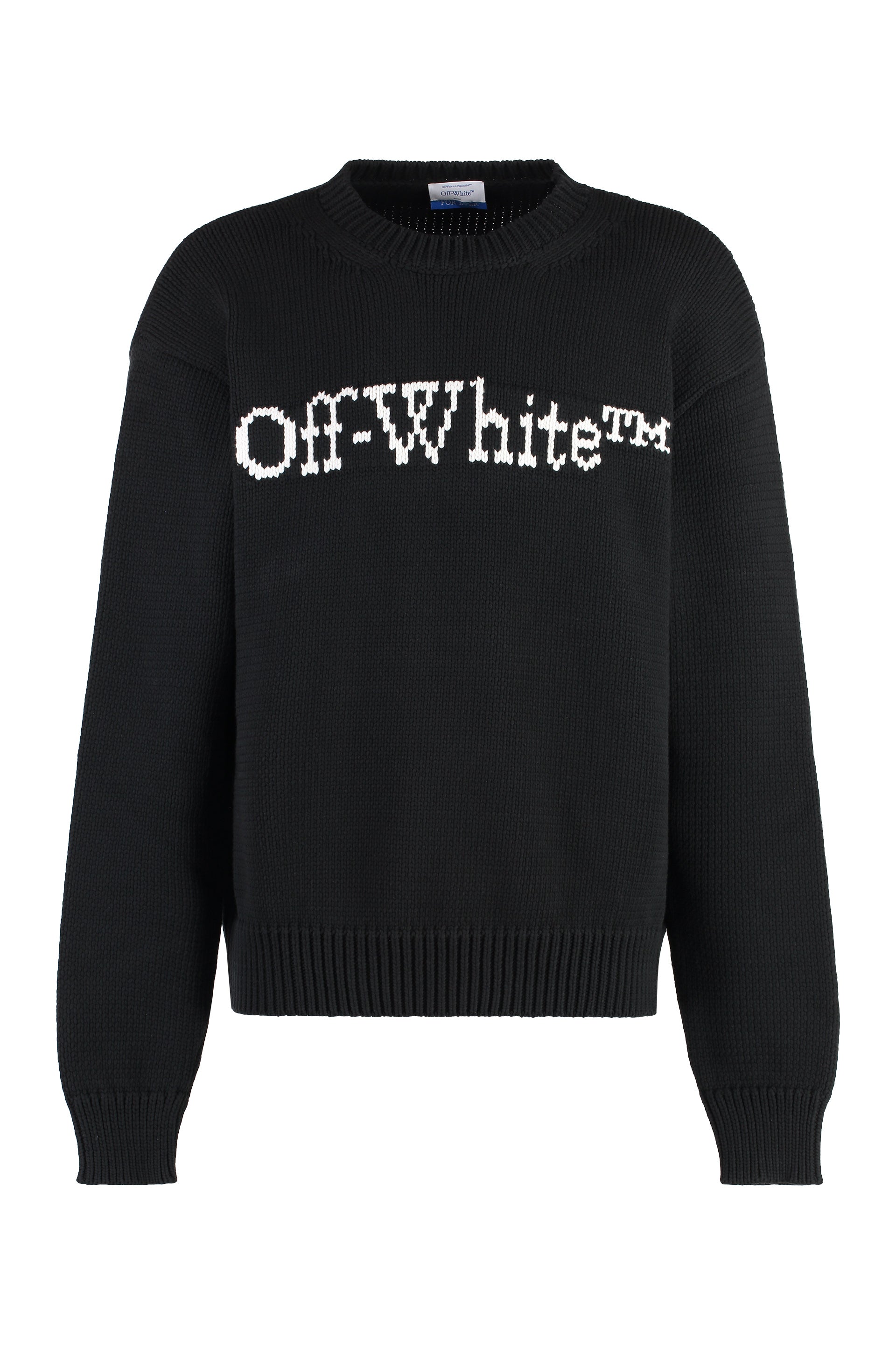 Cotton crew-neck sweater