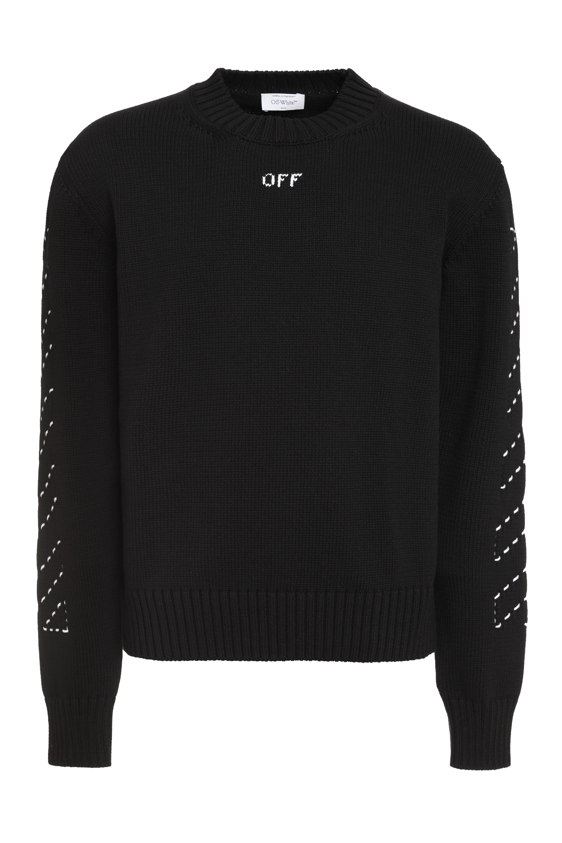 Cotton crew-neck sweater