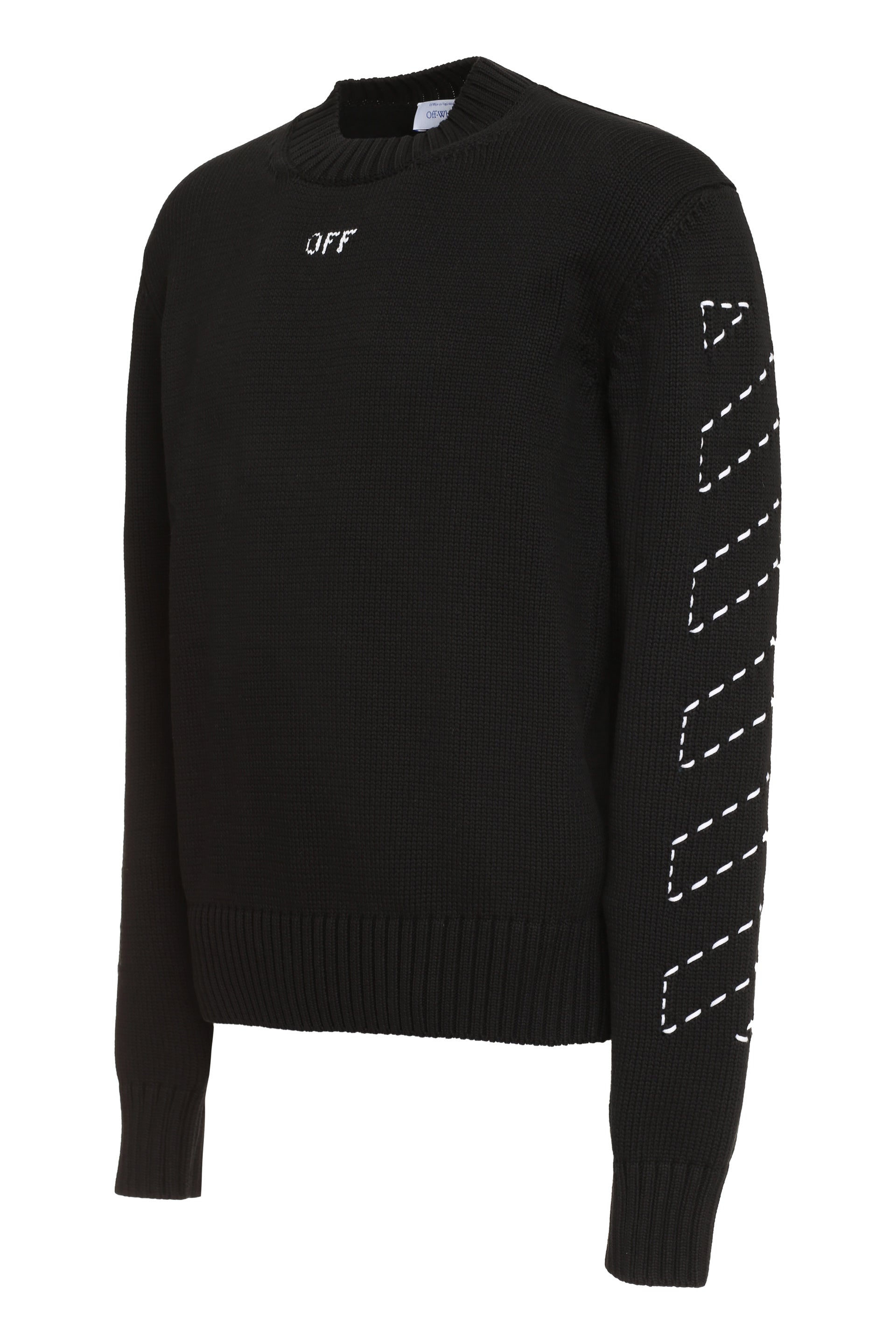 Cotton crew-neck sweater