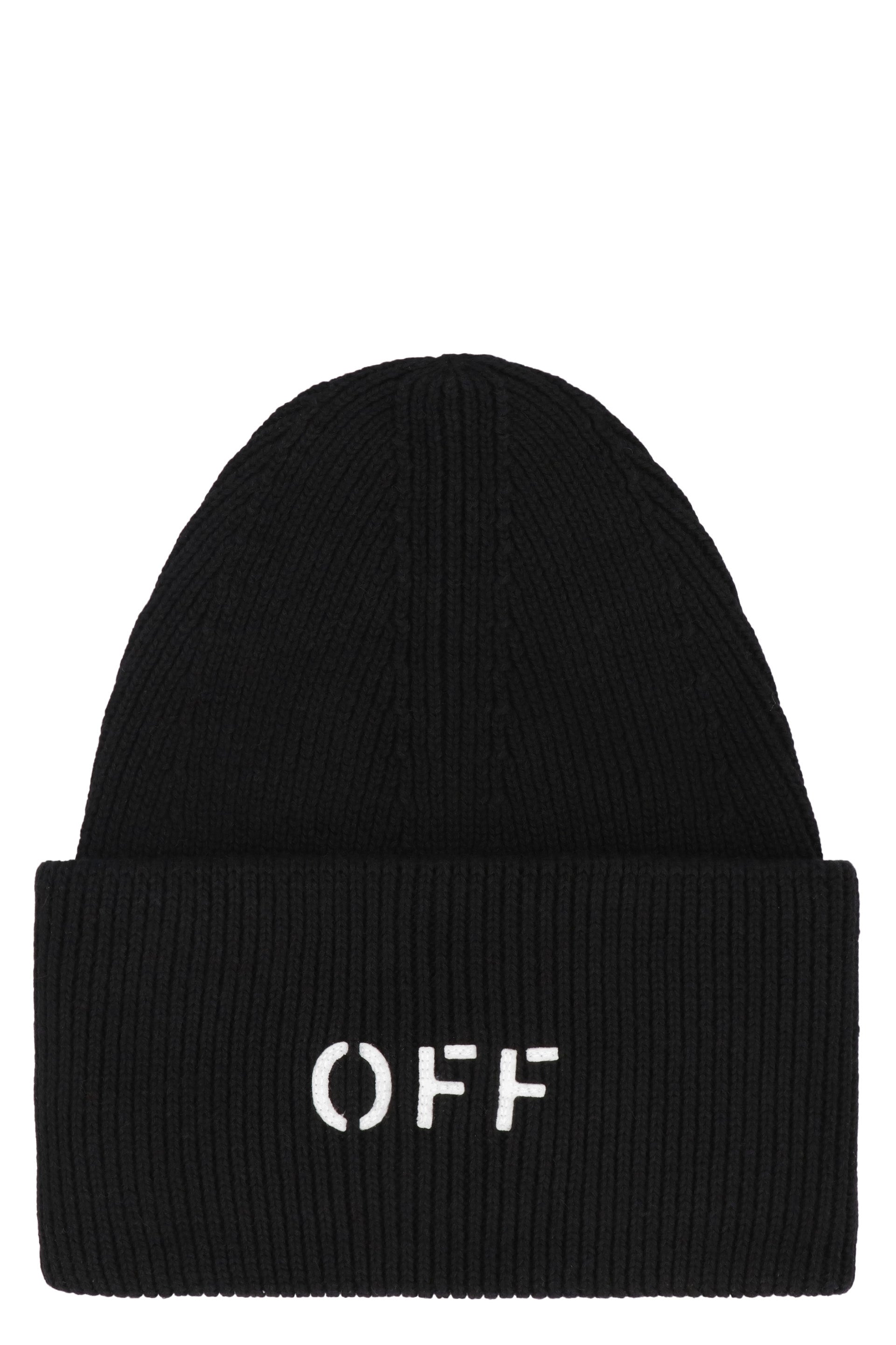 Logo wool beanie