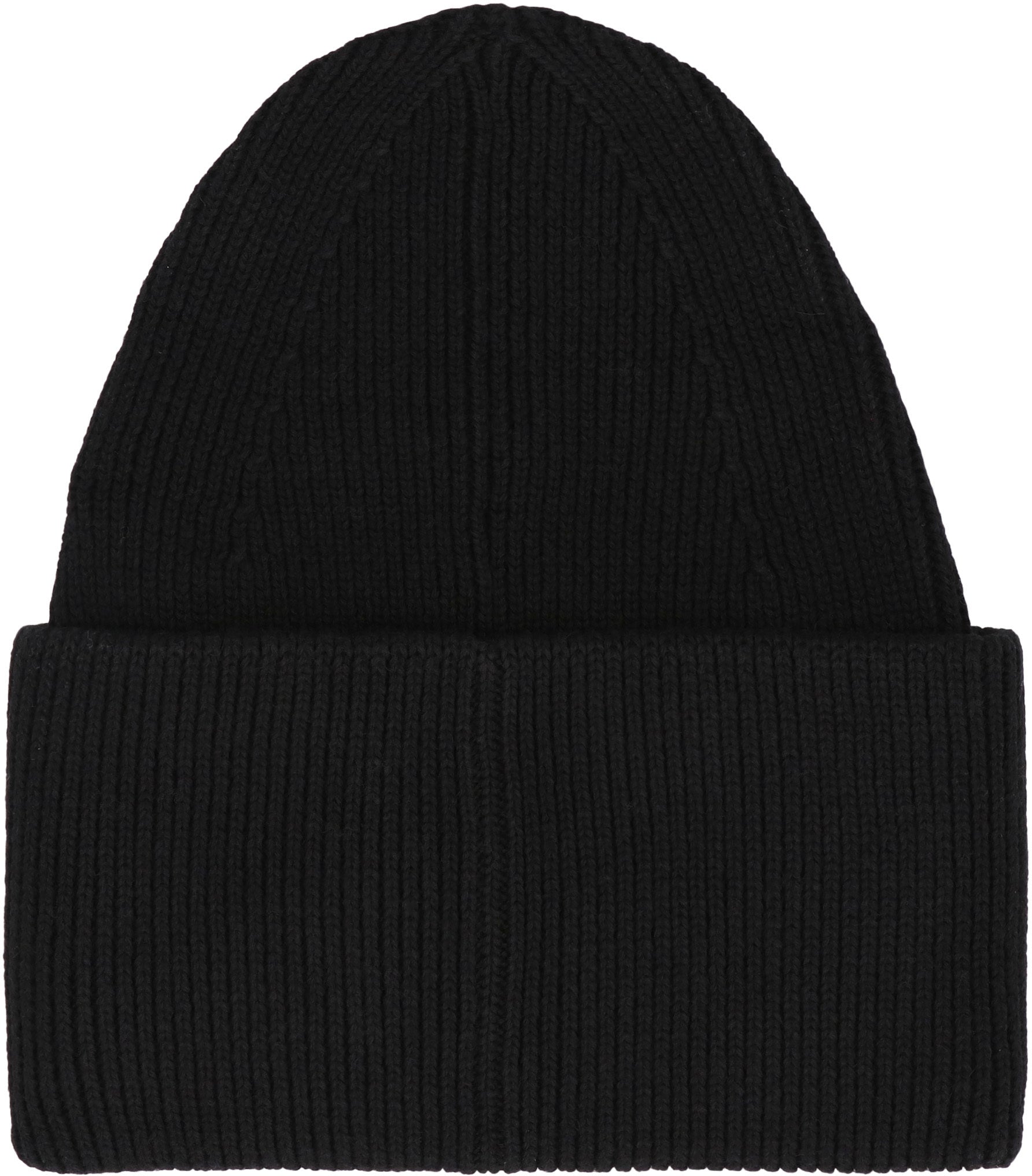 Logo wool beanie