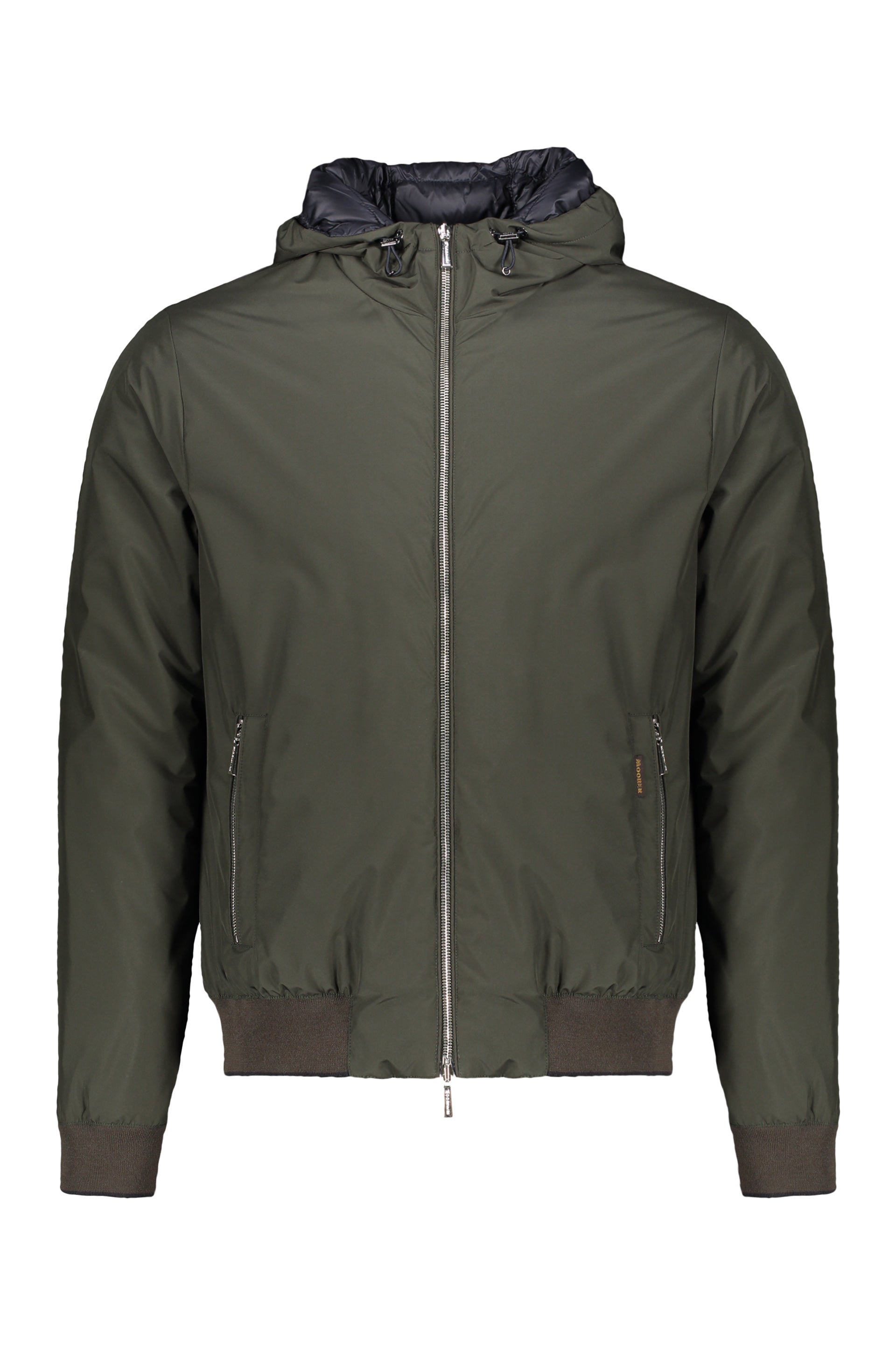 Oniro-Stp hooded padded bomber jacket