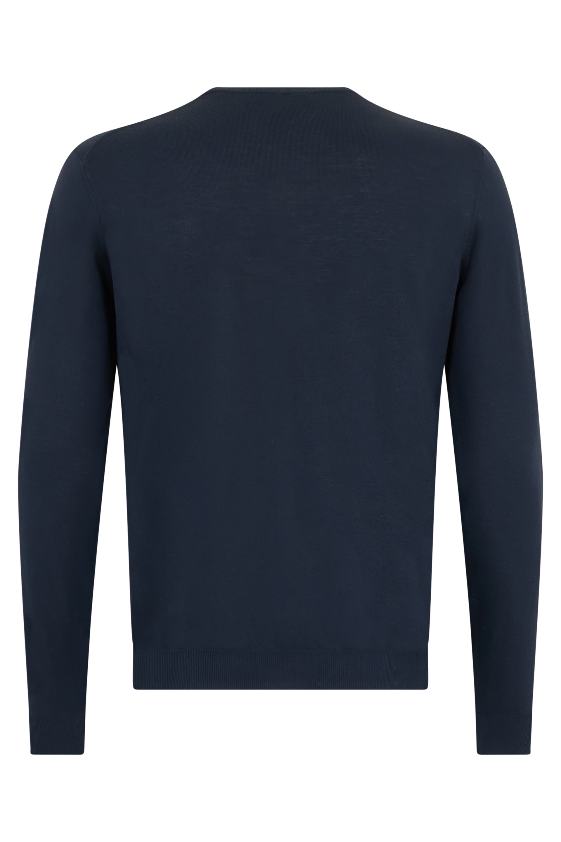 Dark Blue Elegant Long Sleeve Sweater