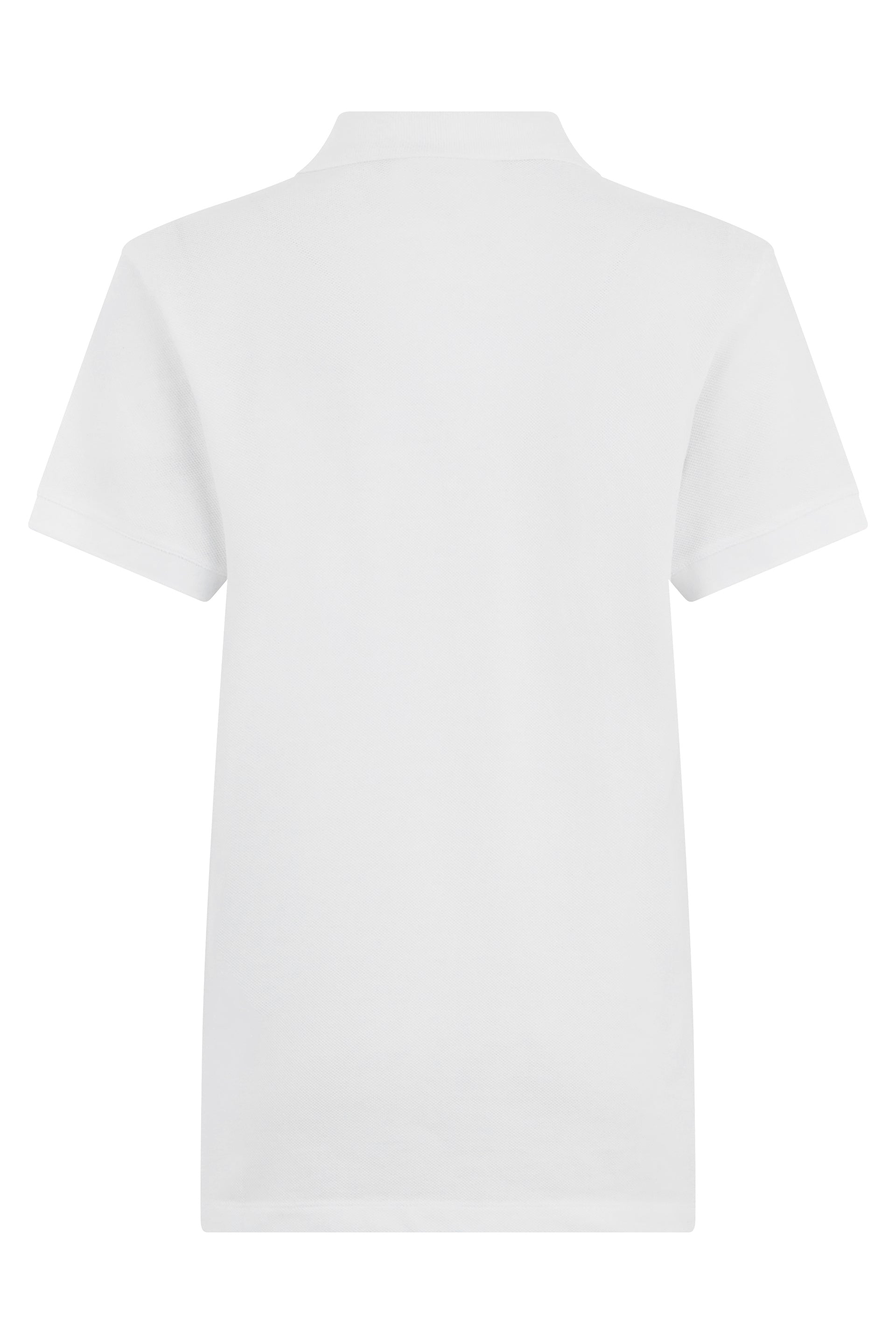 Cotton polo with short sleeves