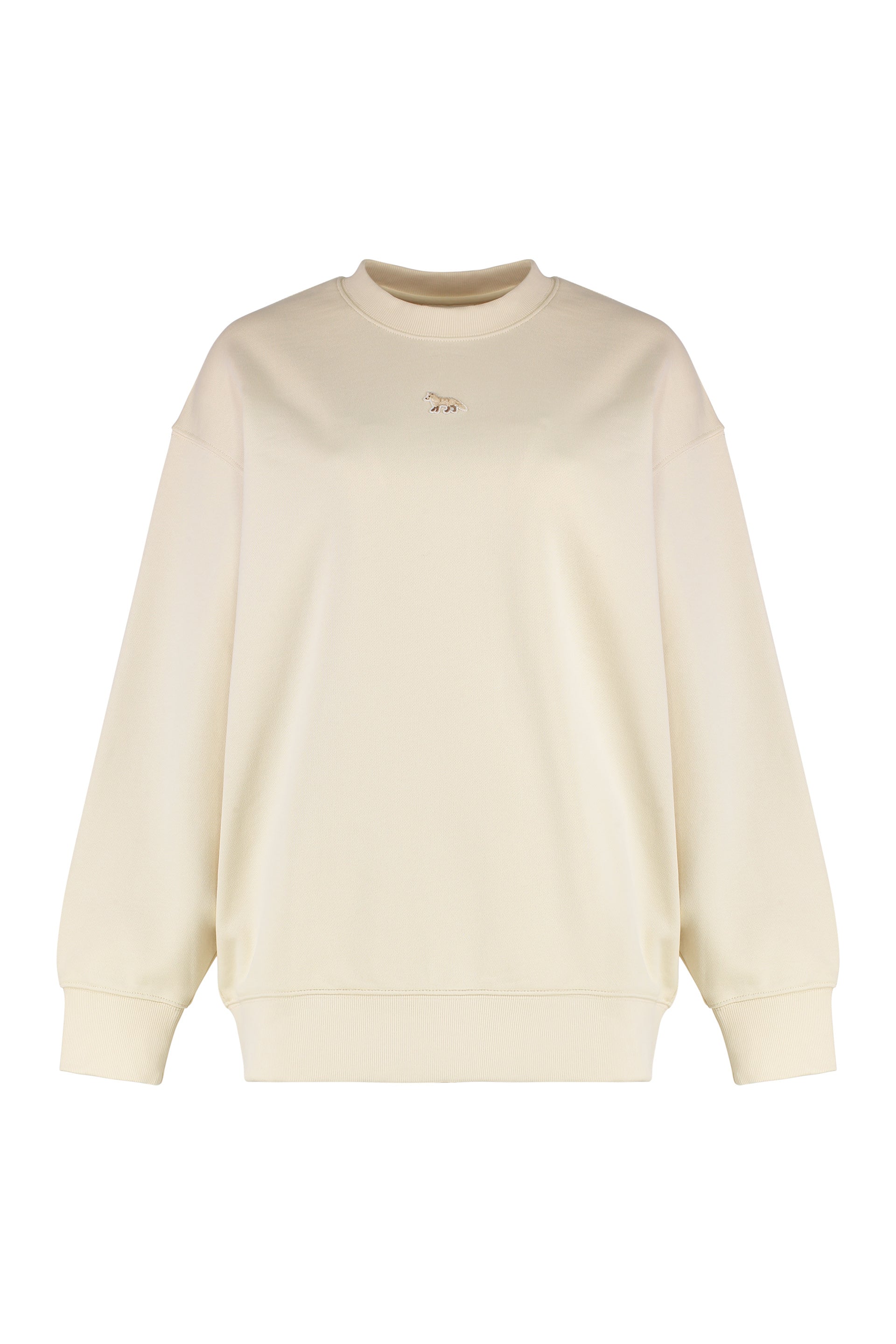 Cotton crew-neck sweatshirt