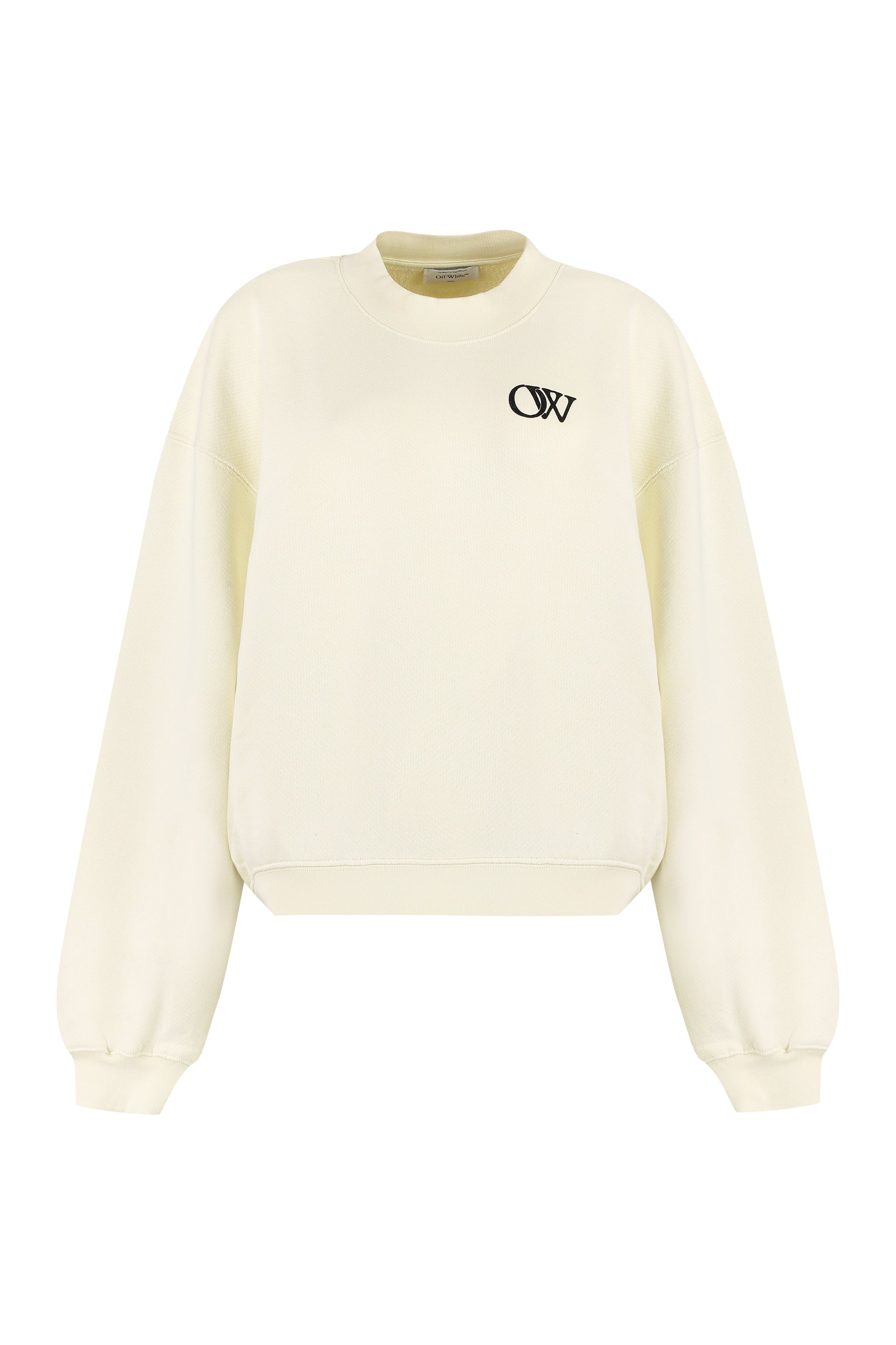 Cotton crew-neck sweatshirt