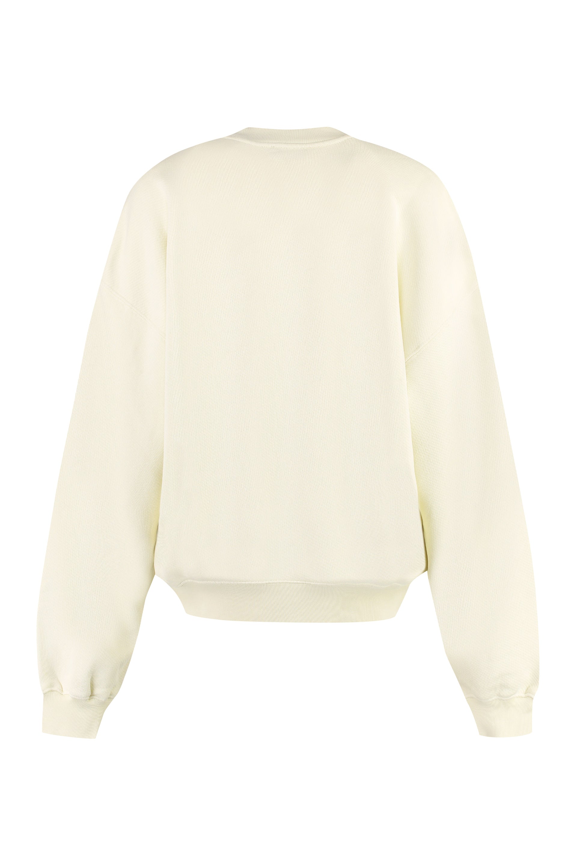 Cotton crew-neck sweatshirt