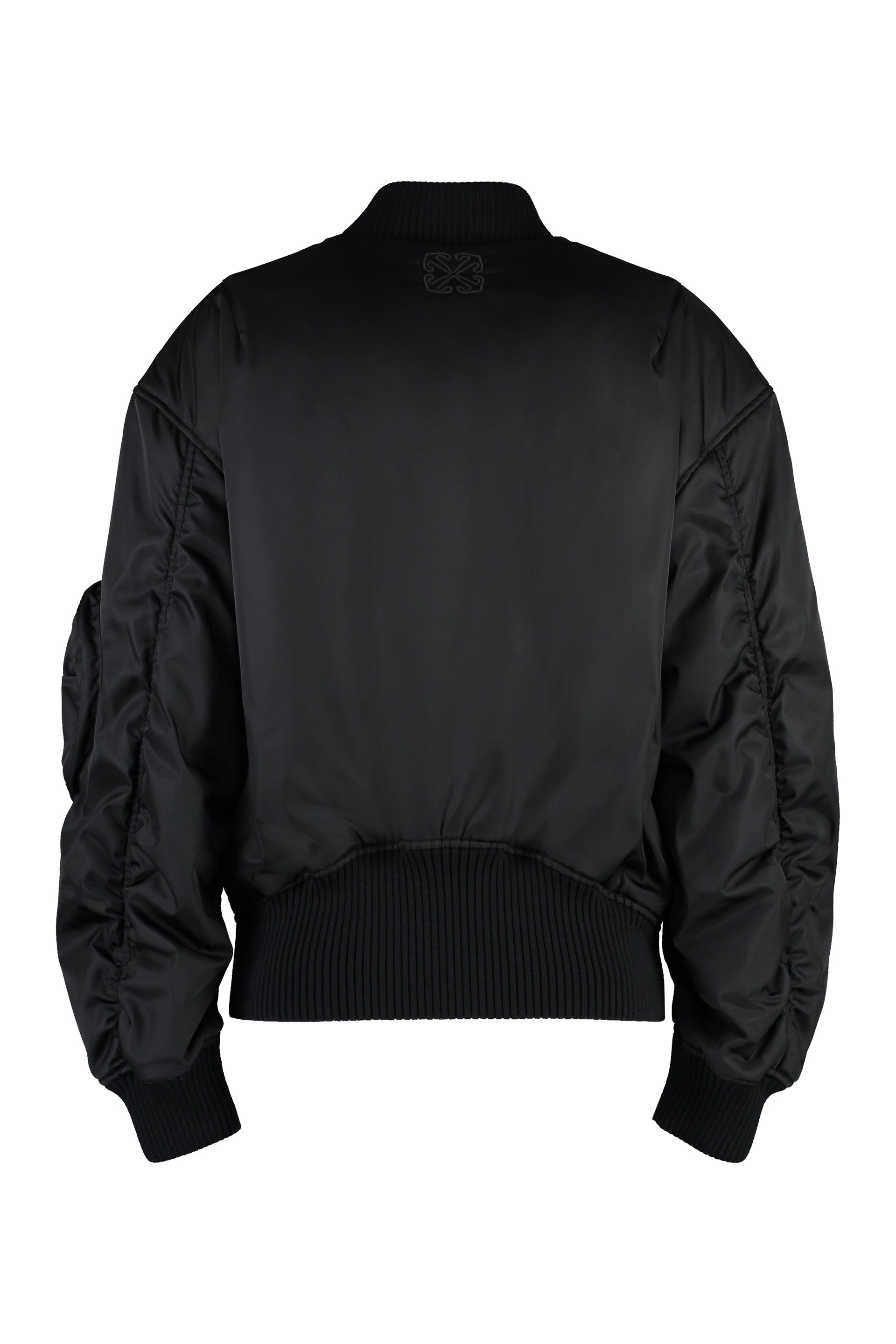 Nylon bomber jacket