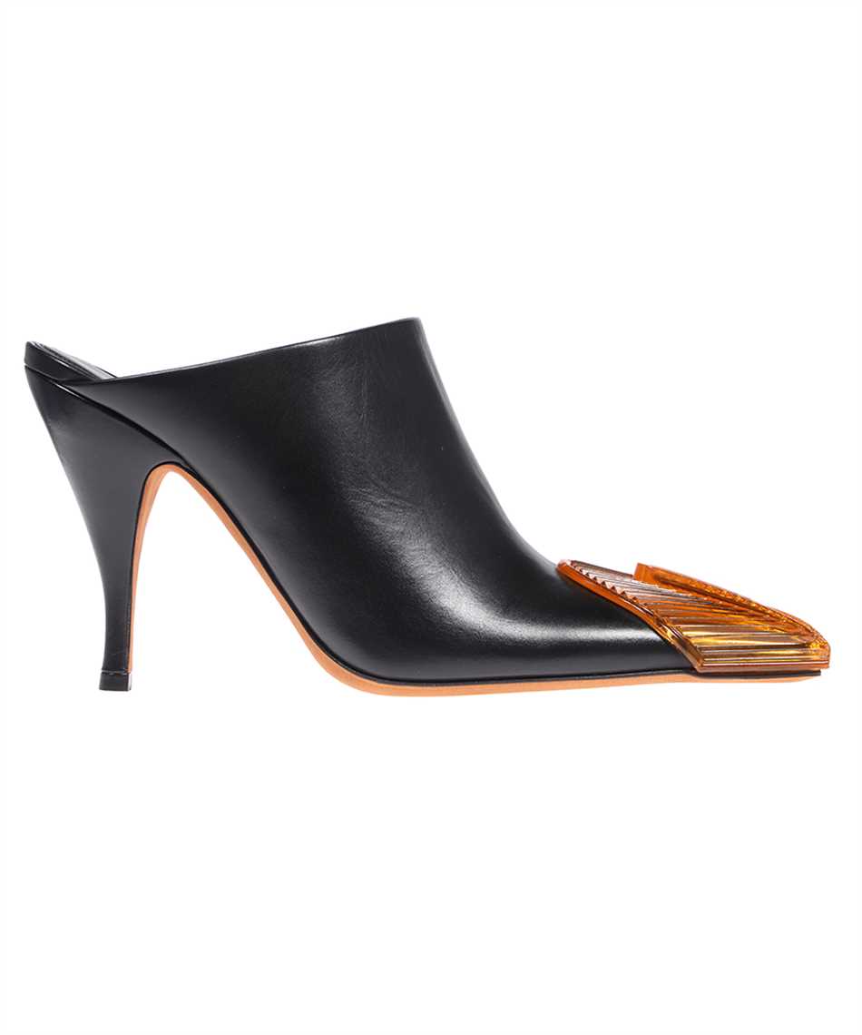 Leather mules