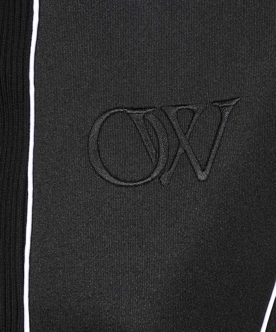 Techno fabric full-zip sweatshirt