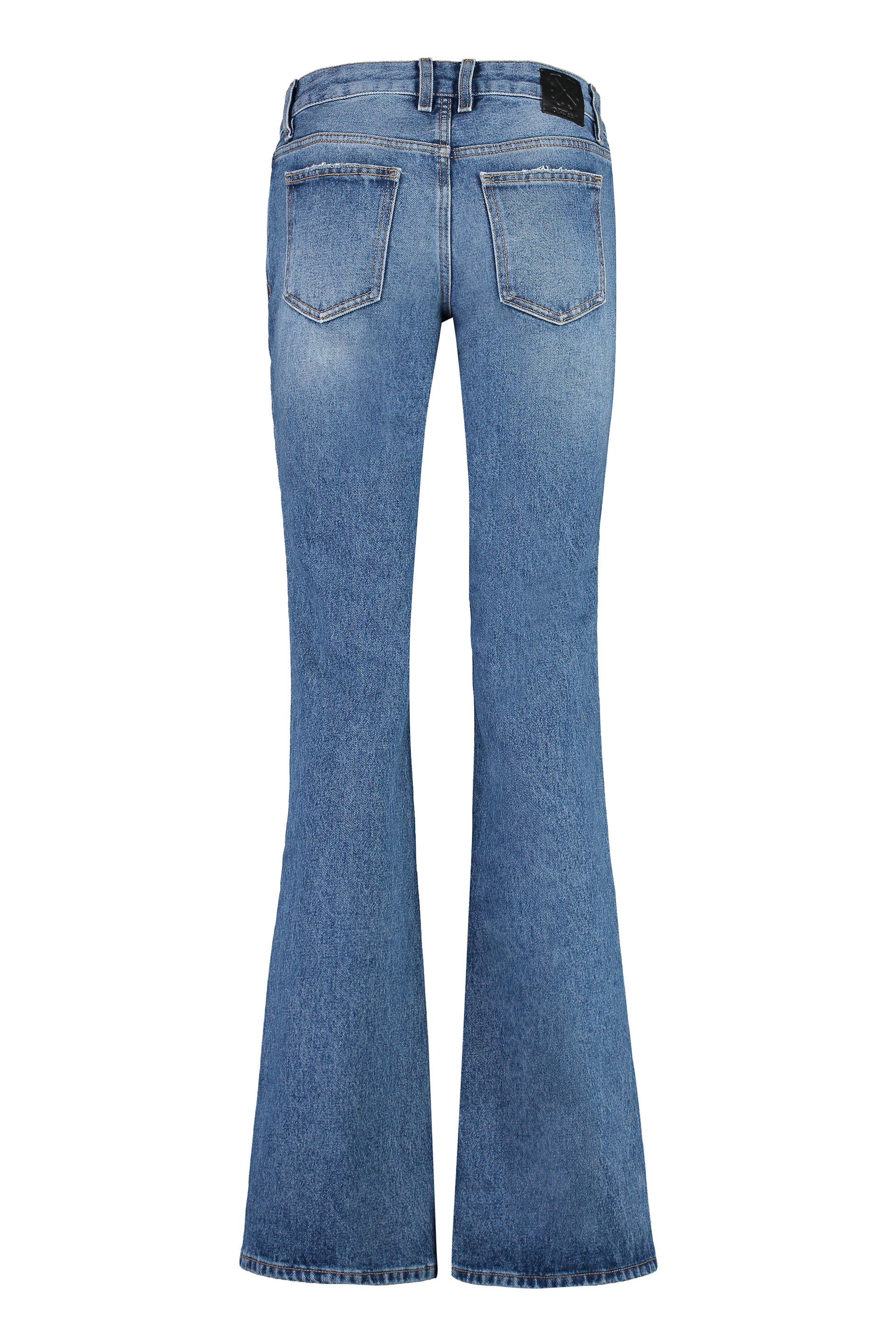 High-rise flared jeans