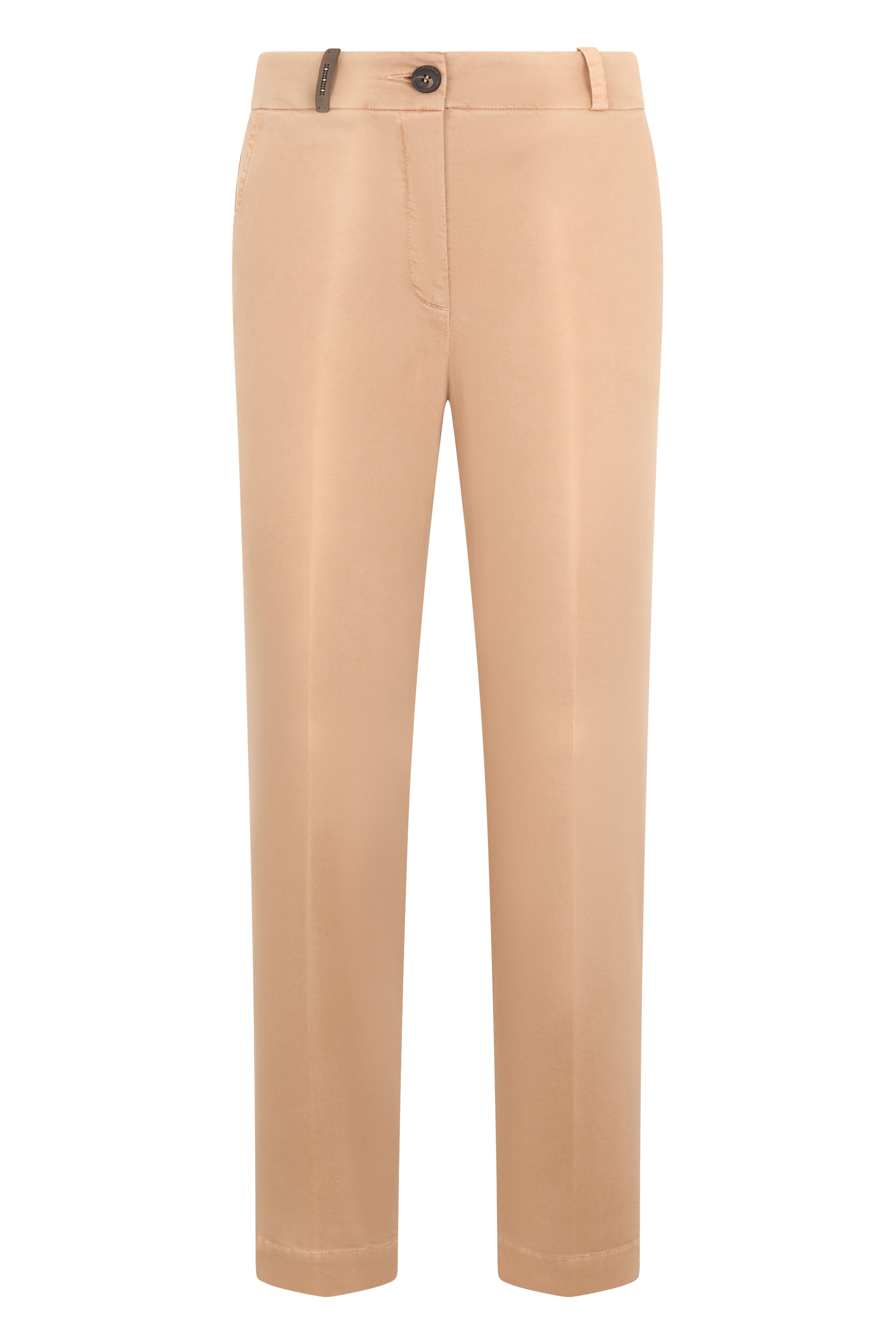 Beige pants with minimalist and casual design.
