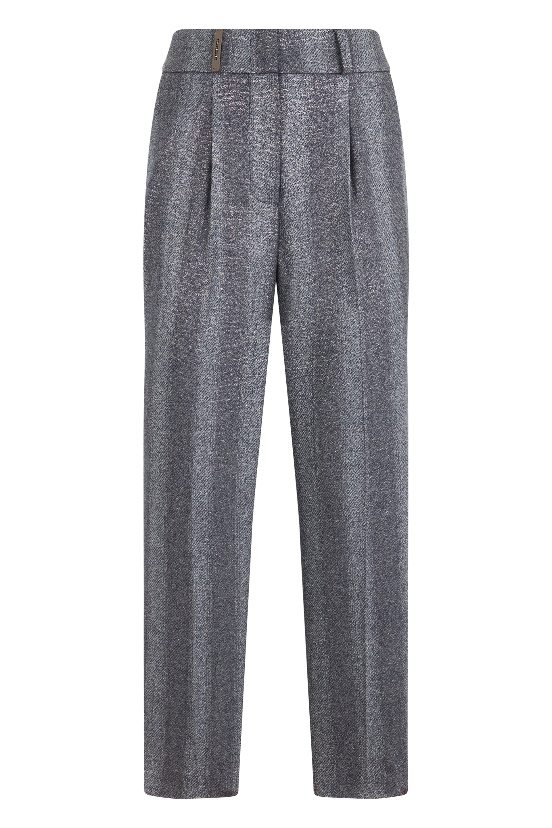 Elegant pants in shades of gray with a casual and versatile design.