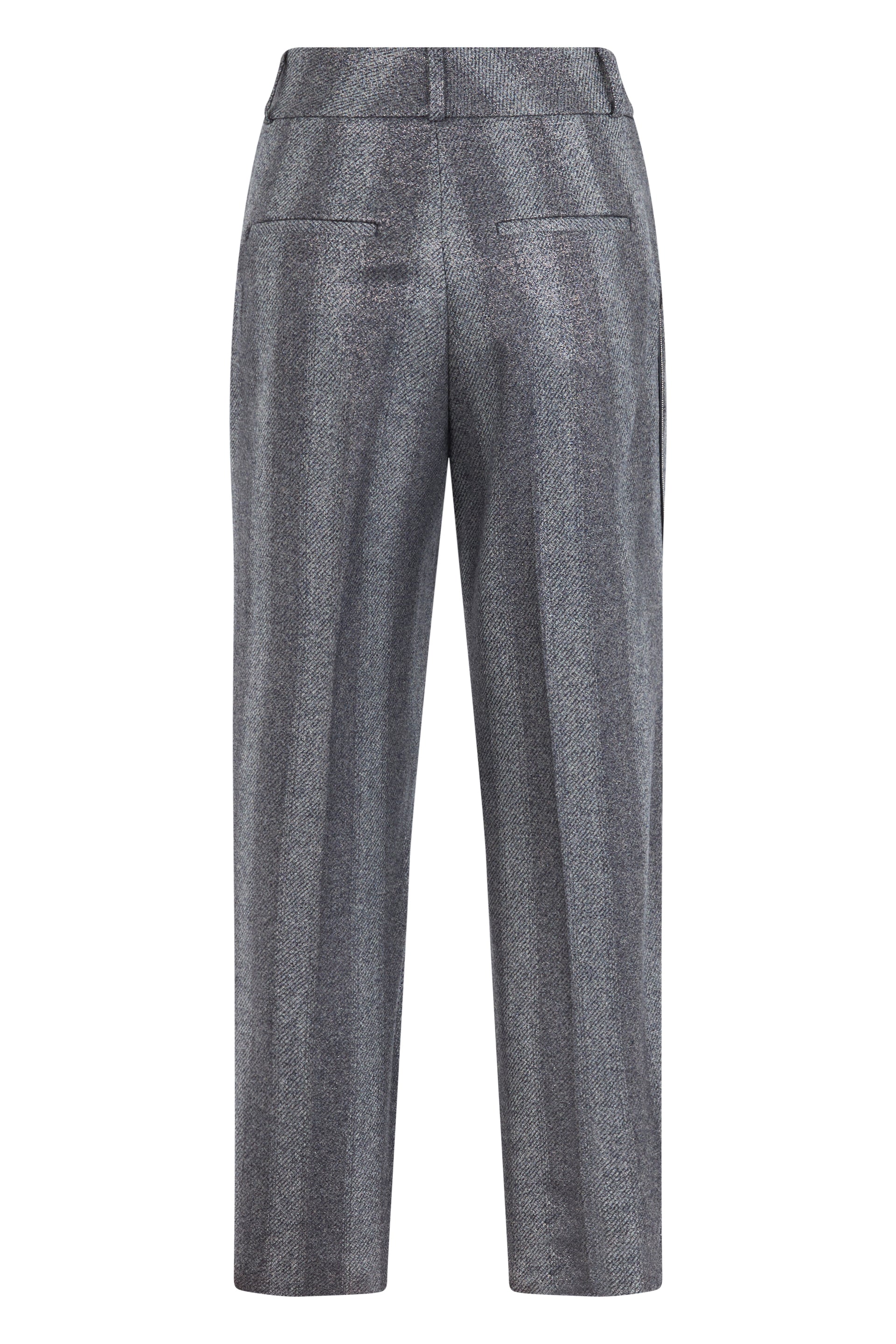 Elegant pants in shades of gray with a casual and versatile design.