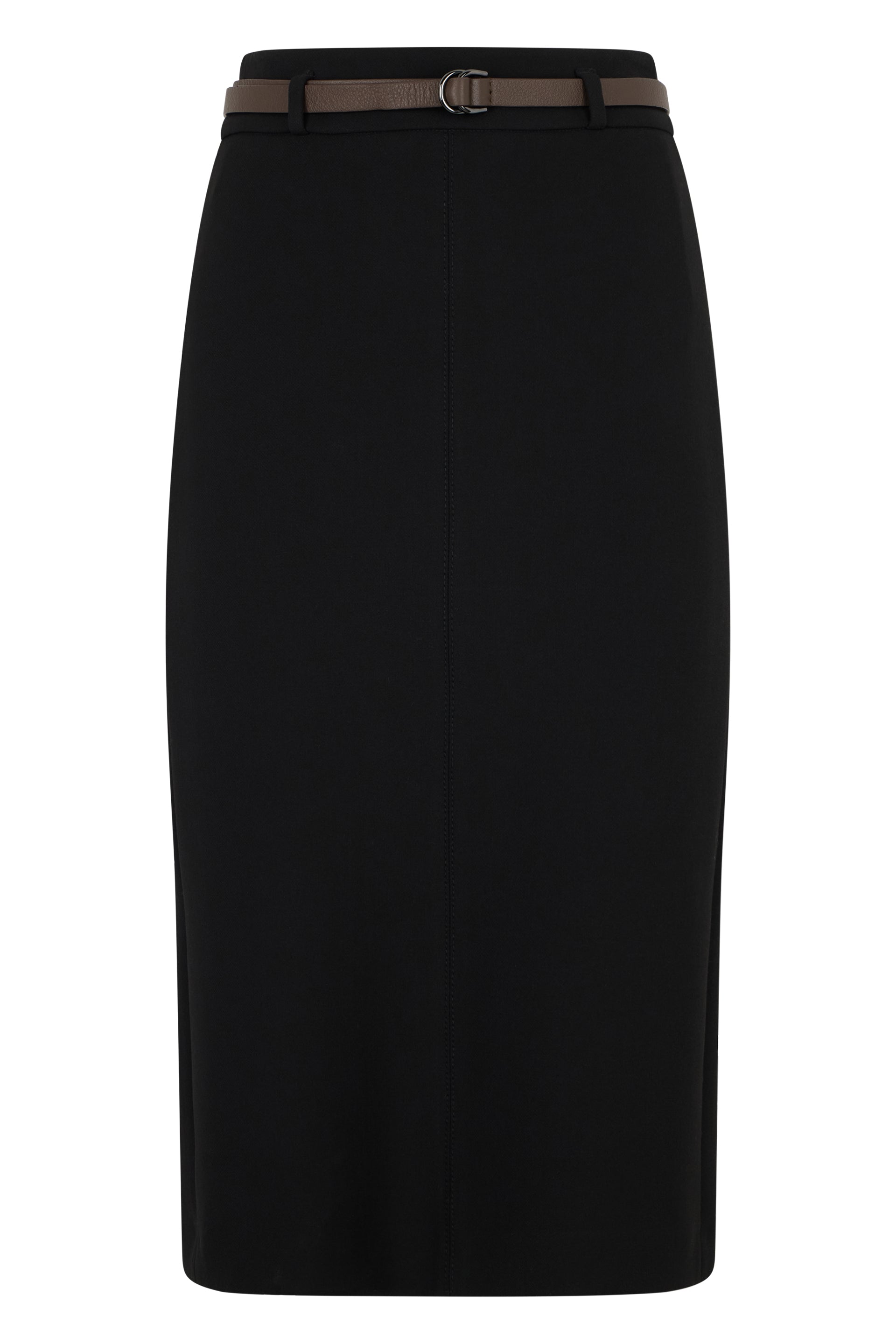 Stretch gabardine skirt