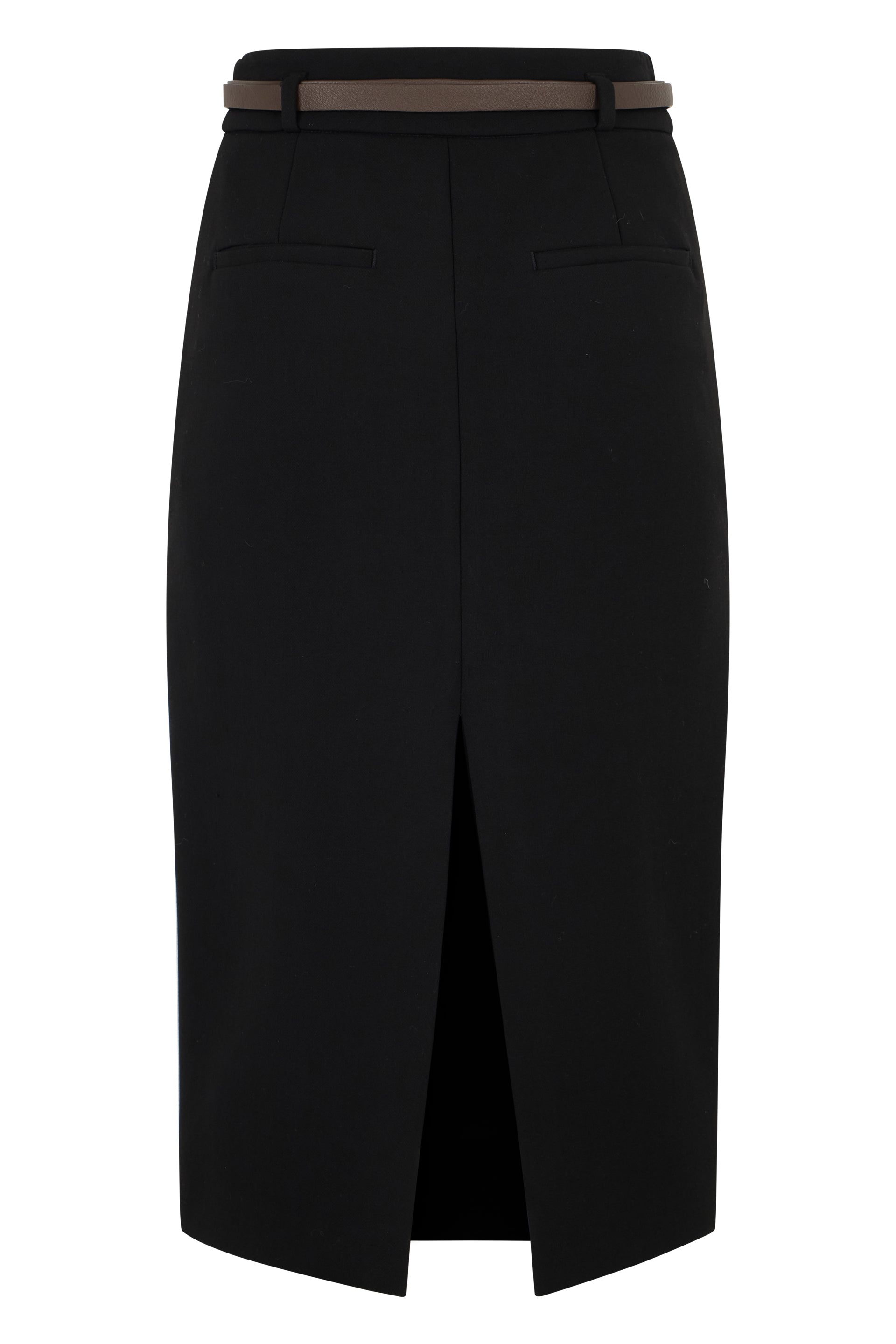 Stretch gabardine skirt