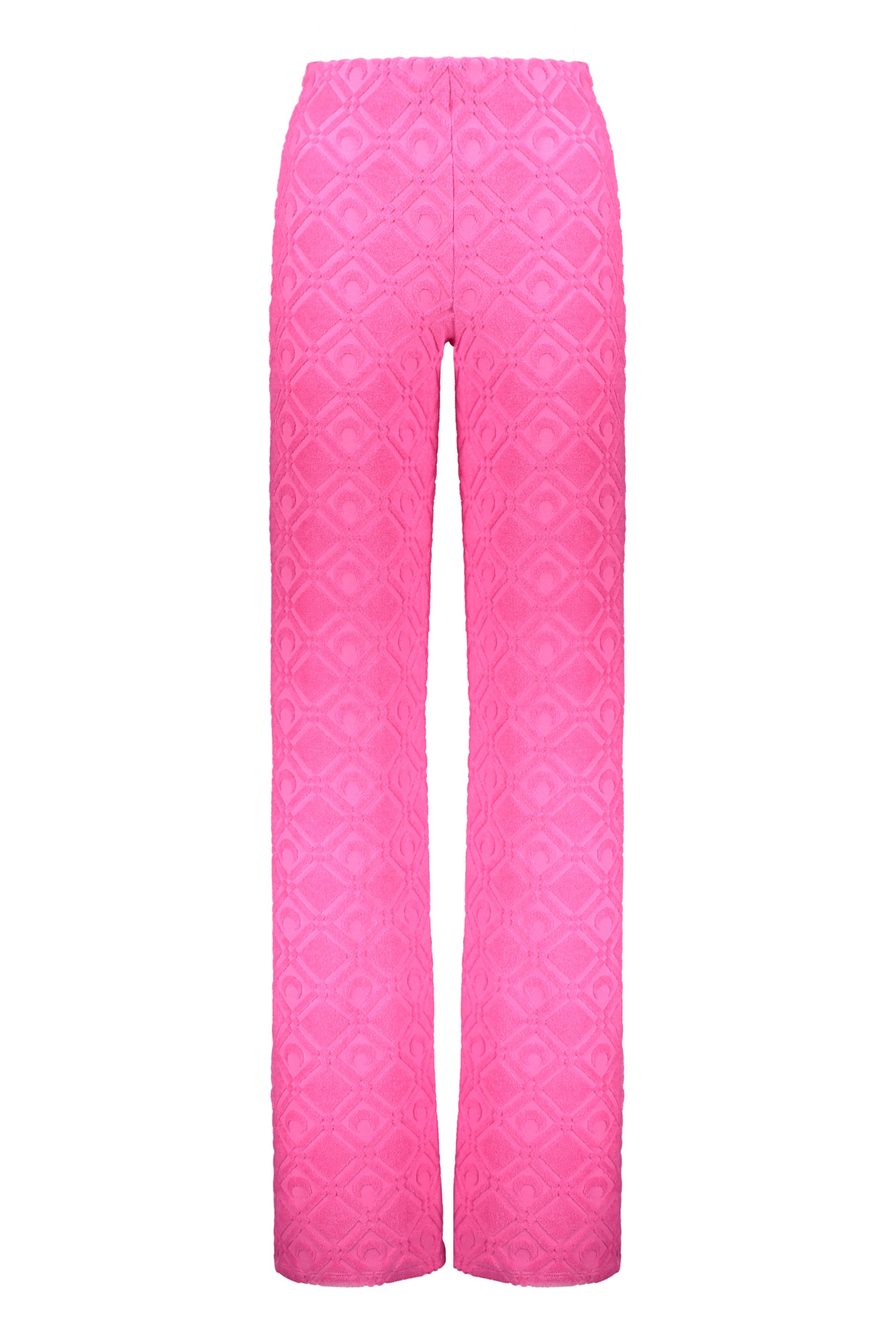 Logo jacquard trousers