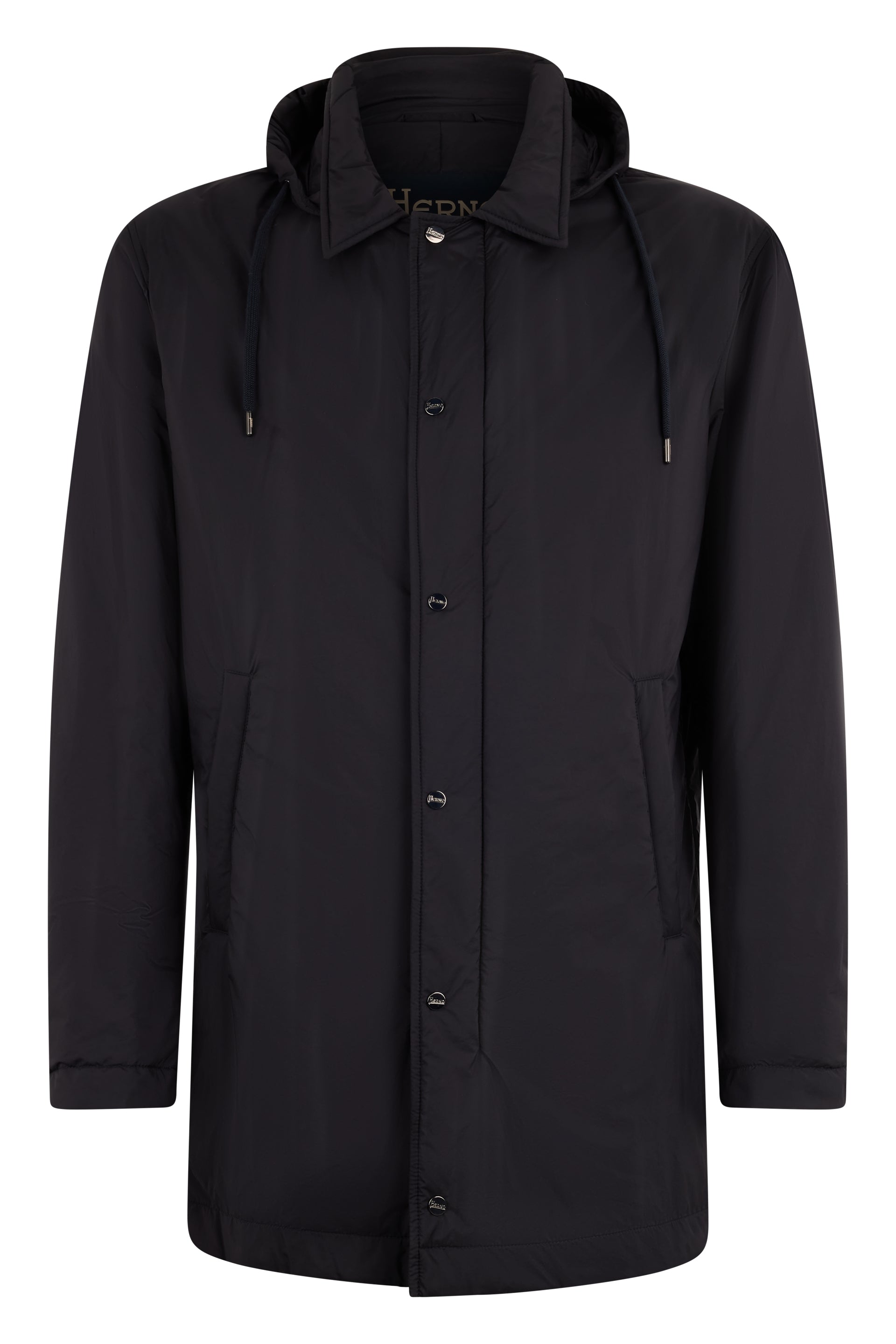 Light black jacket with versatile hood