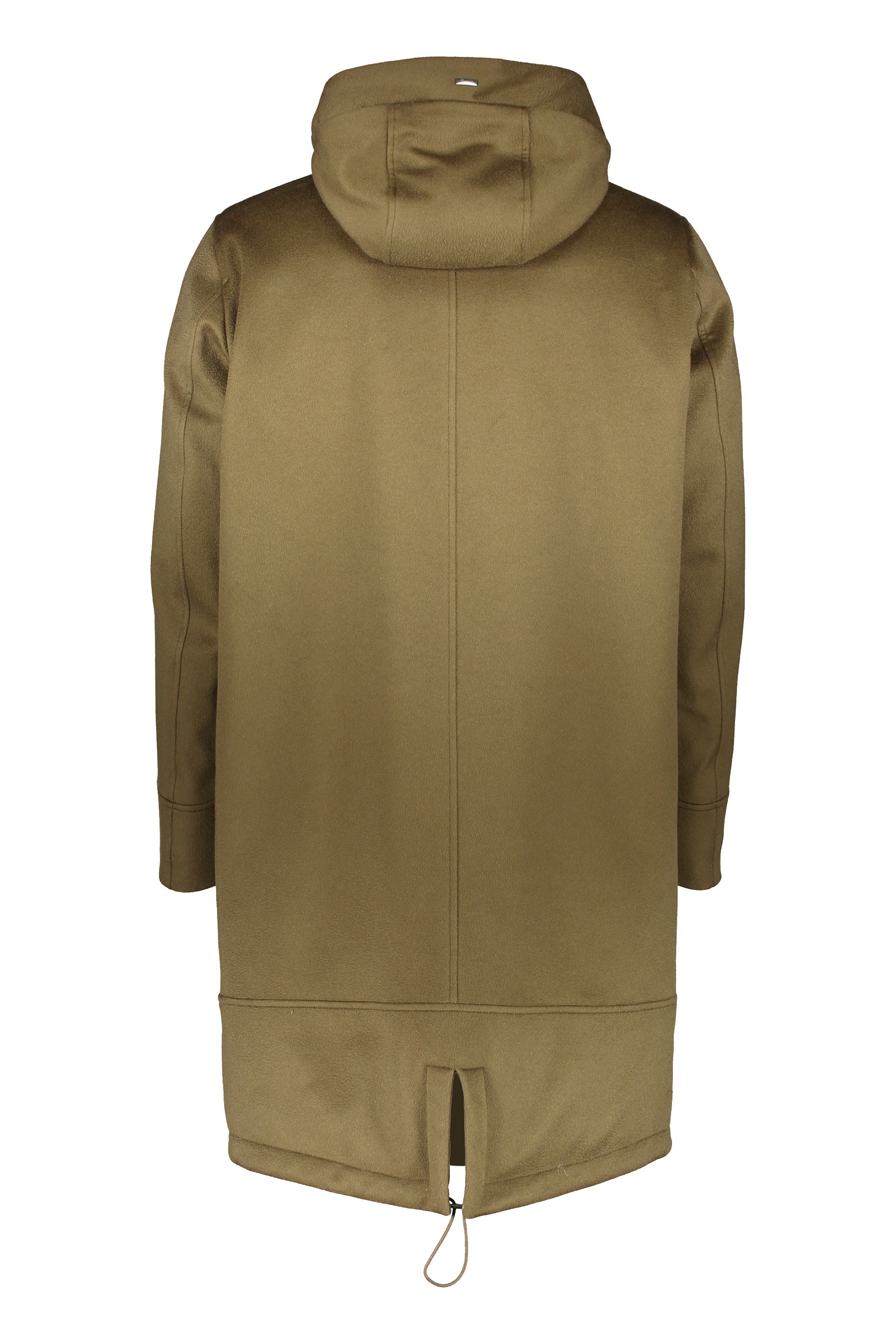 Long jacket olive color