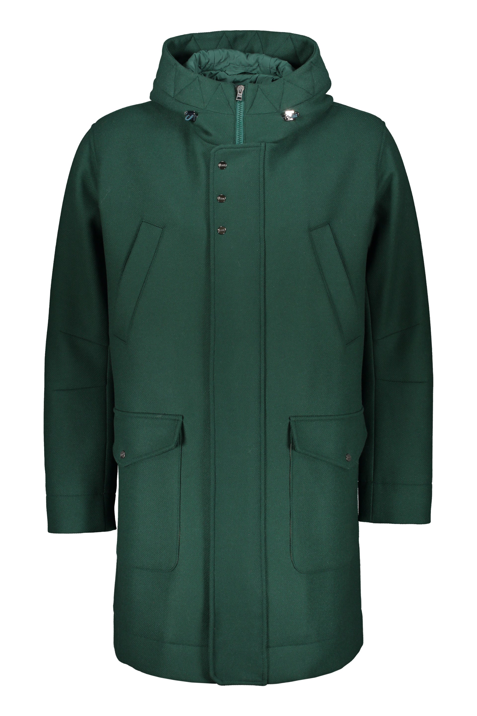 Dark green jacket elegant and functional