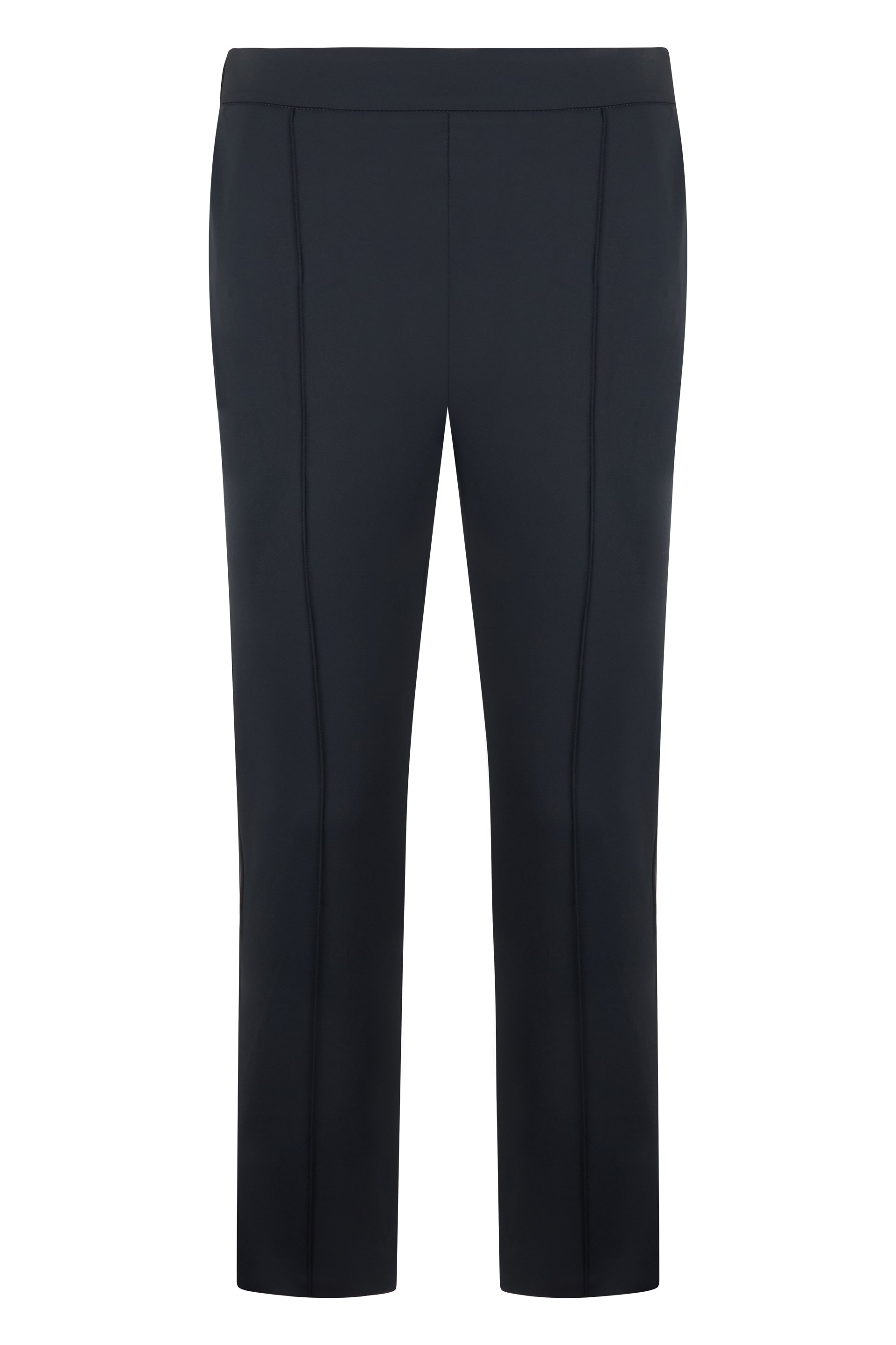 Crop pants in stretch fabric