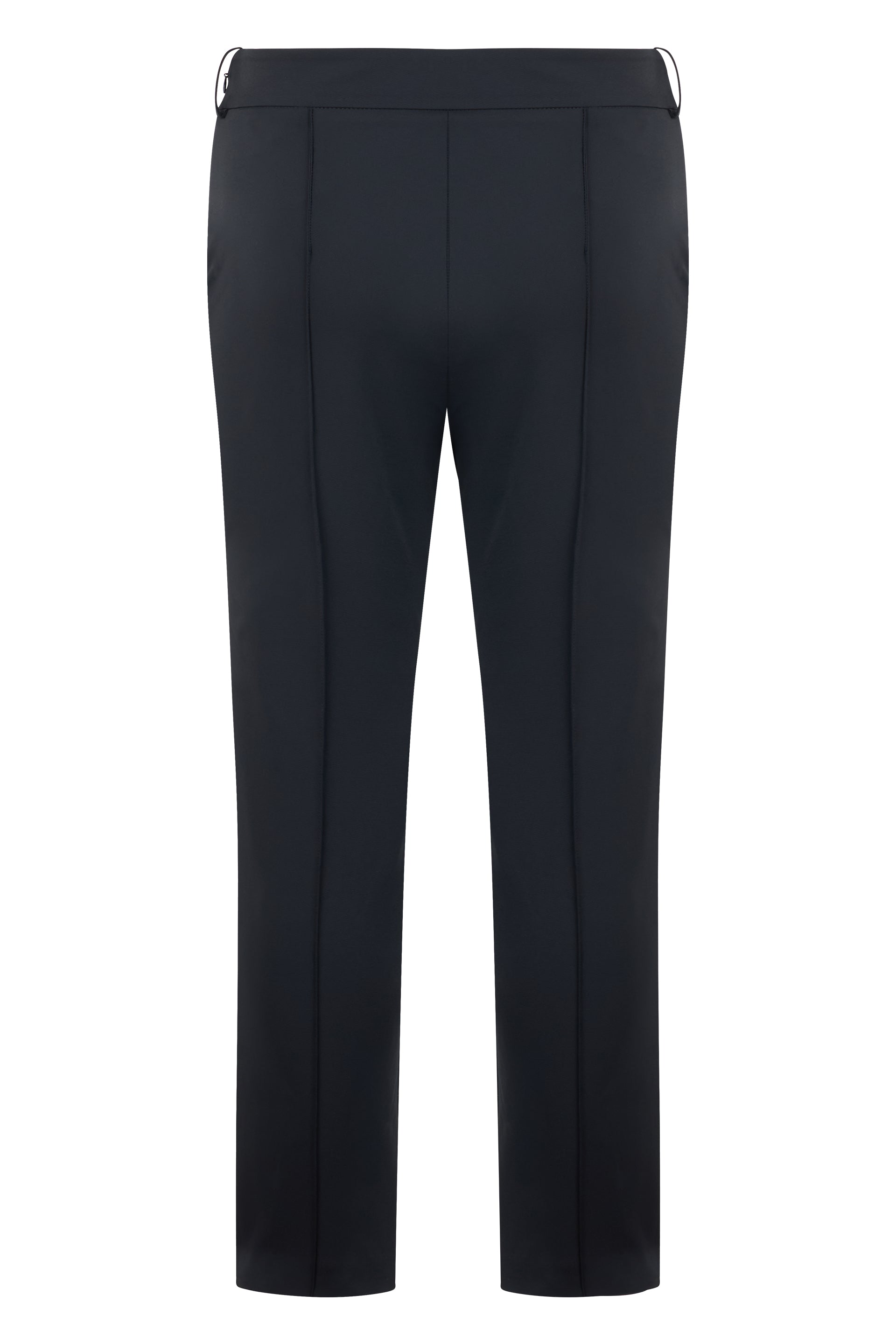 Crop pants in stretch fabric