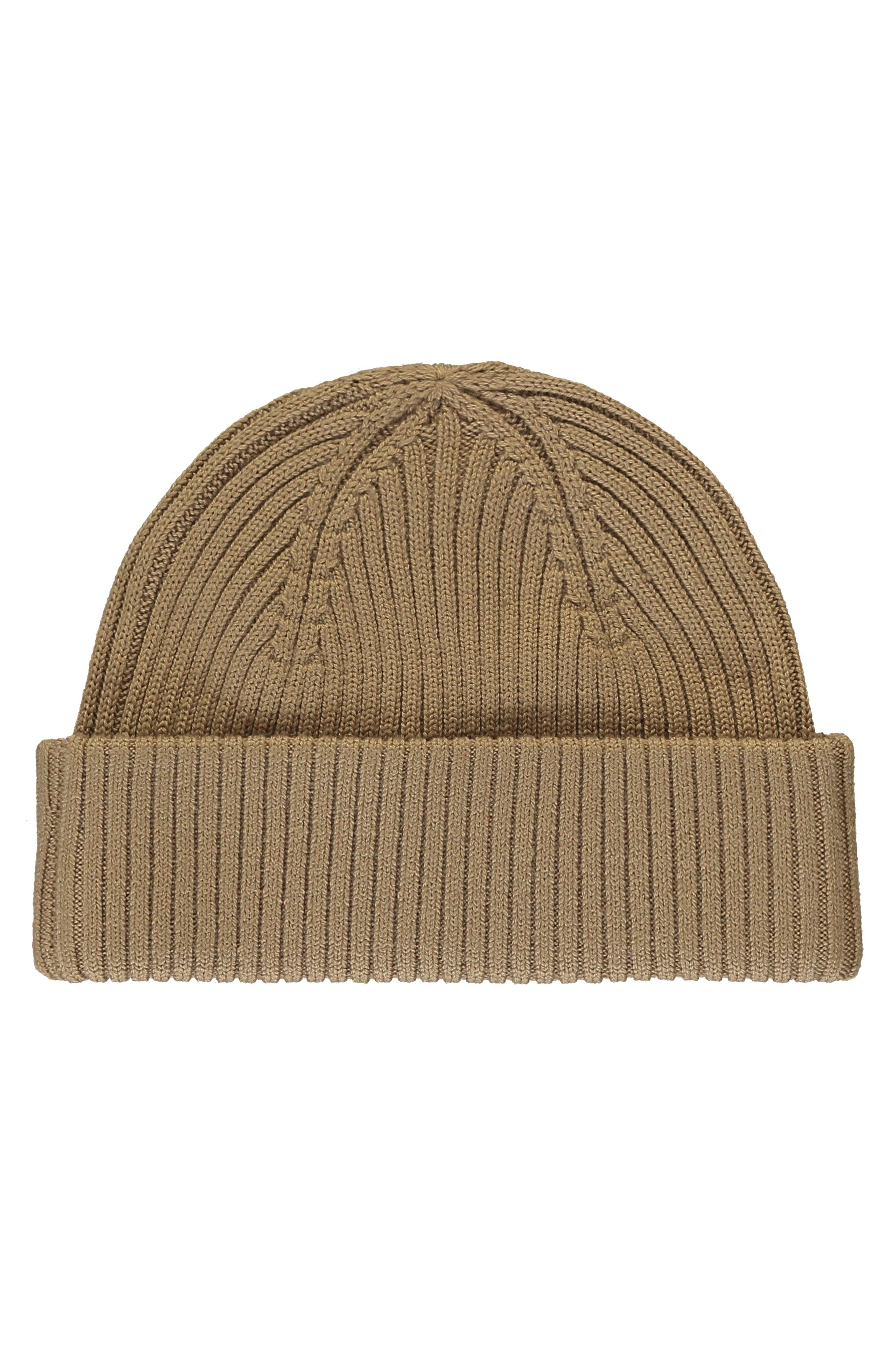 Ribbed knit beanie