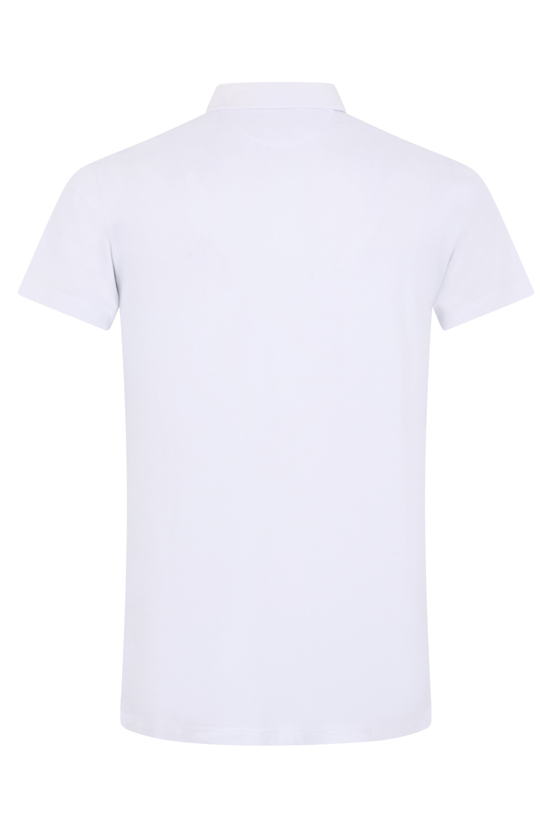 White classic elegant and versatile cotton polo