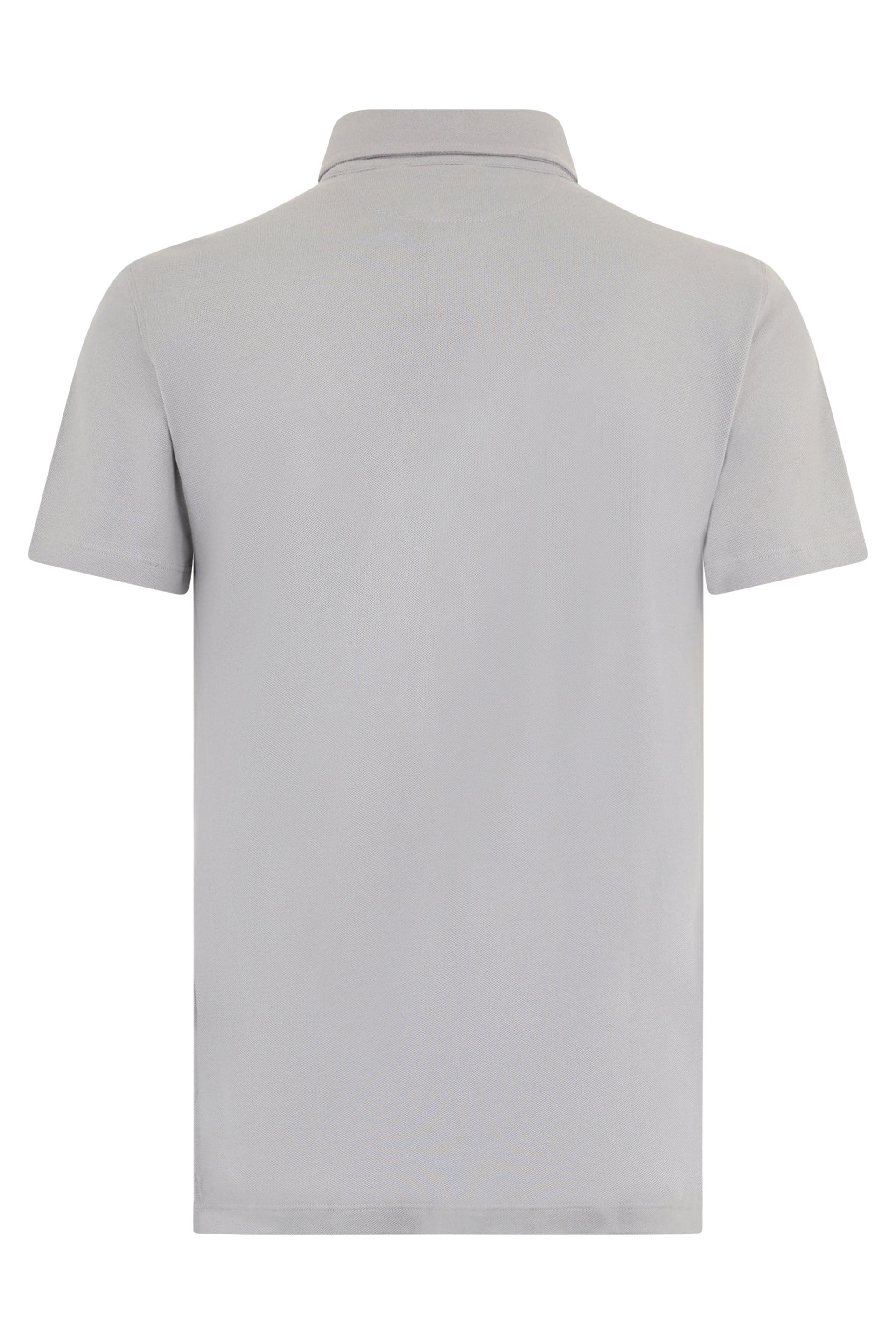 Gray polo short sleeves, soft breathable fabric