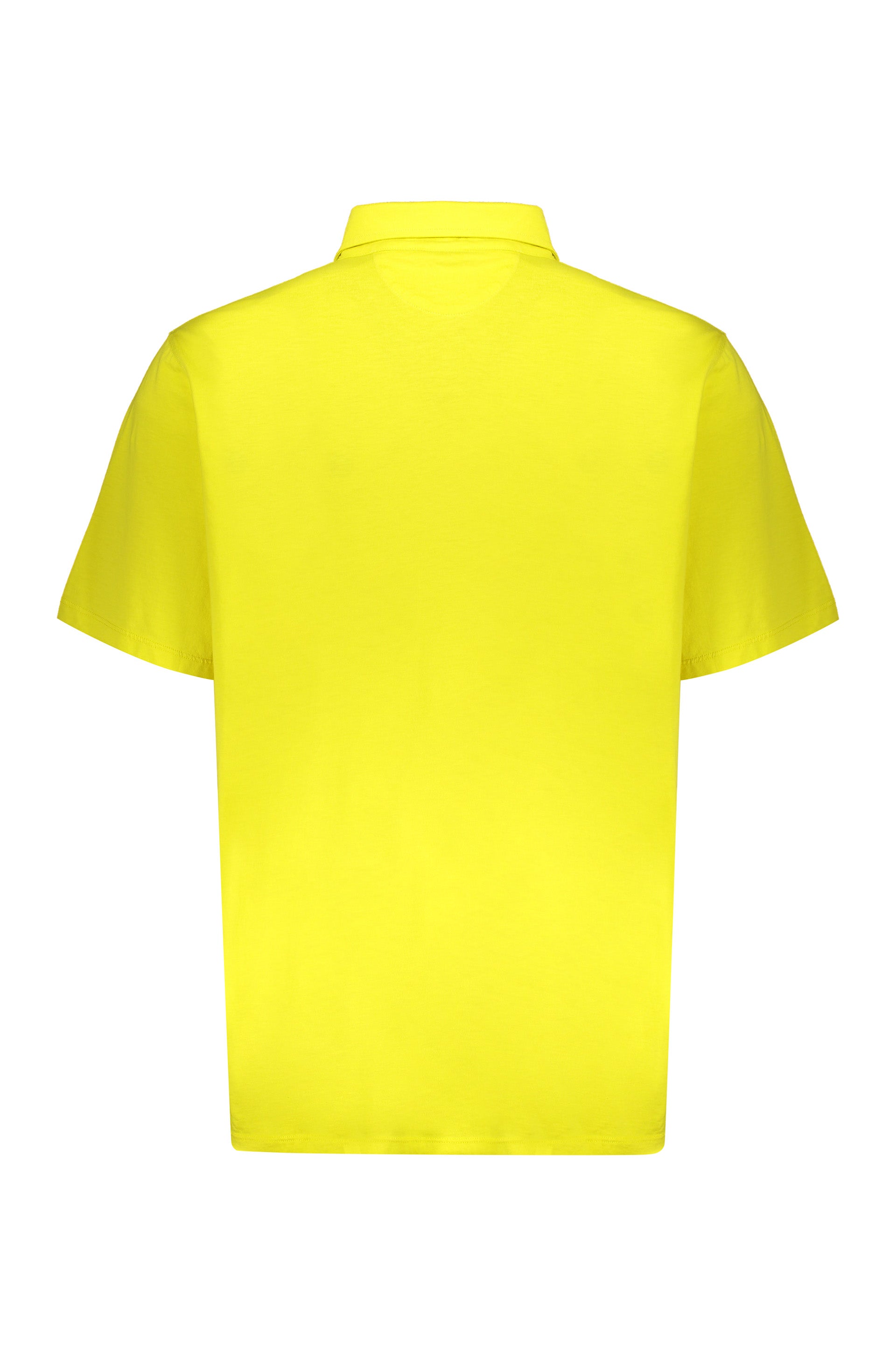 Short sleeve cotton polo shirt