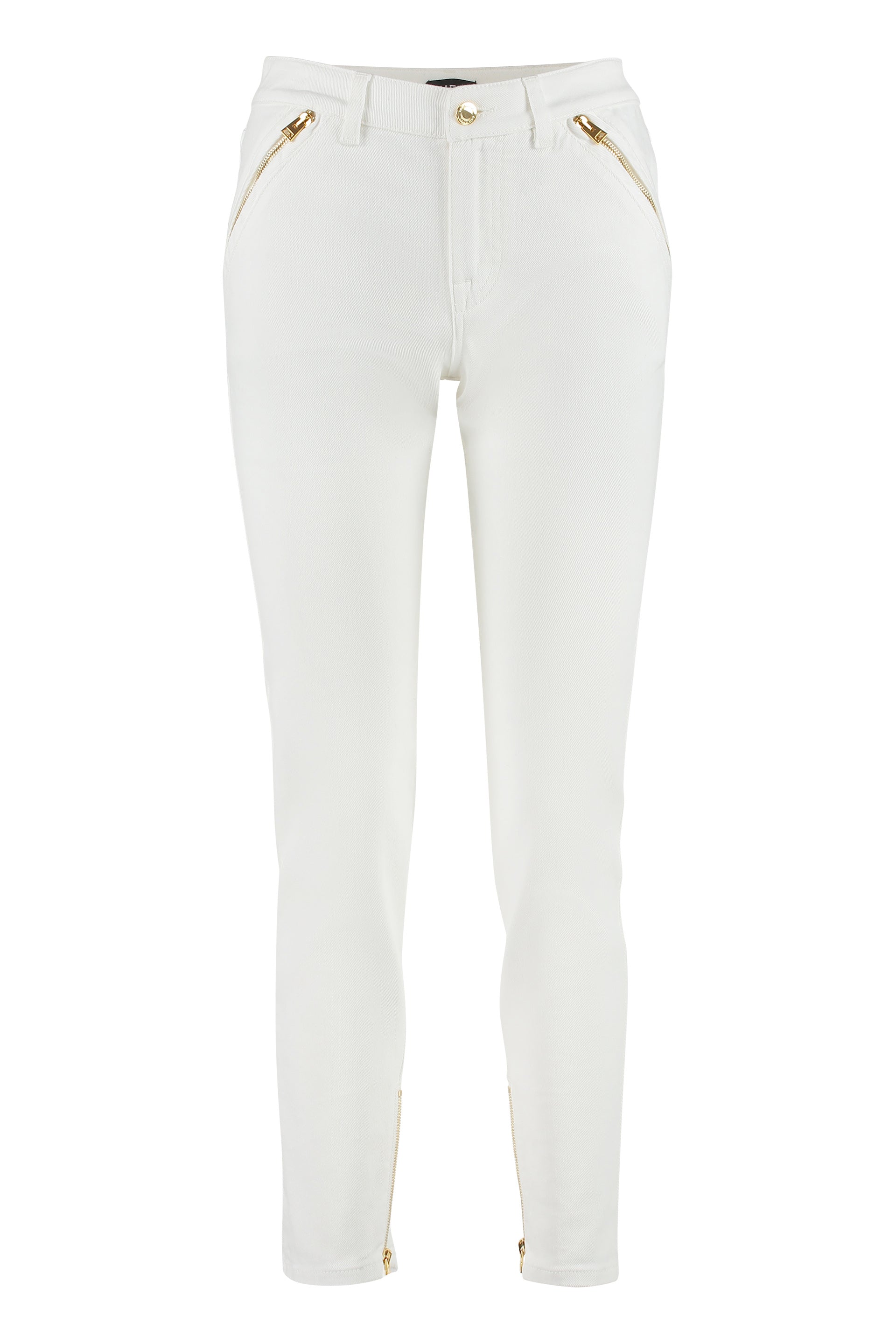 High-rise skinny-fit jeans