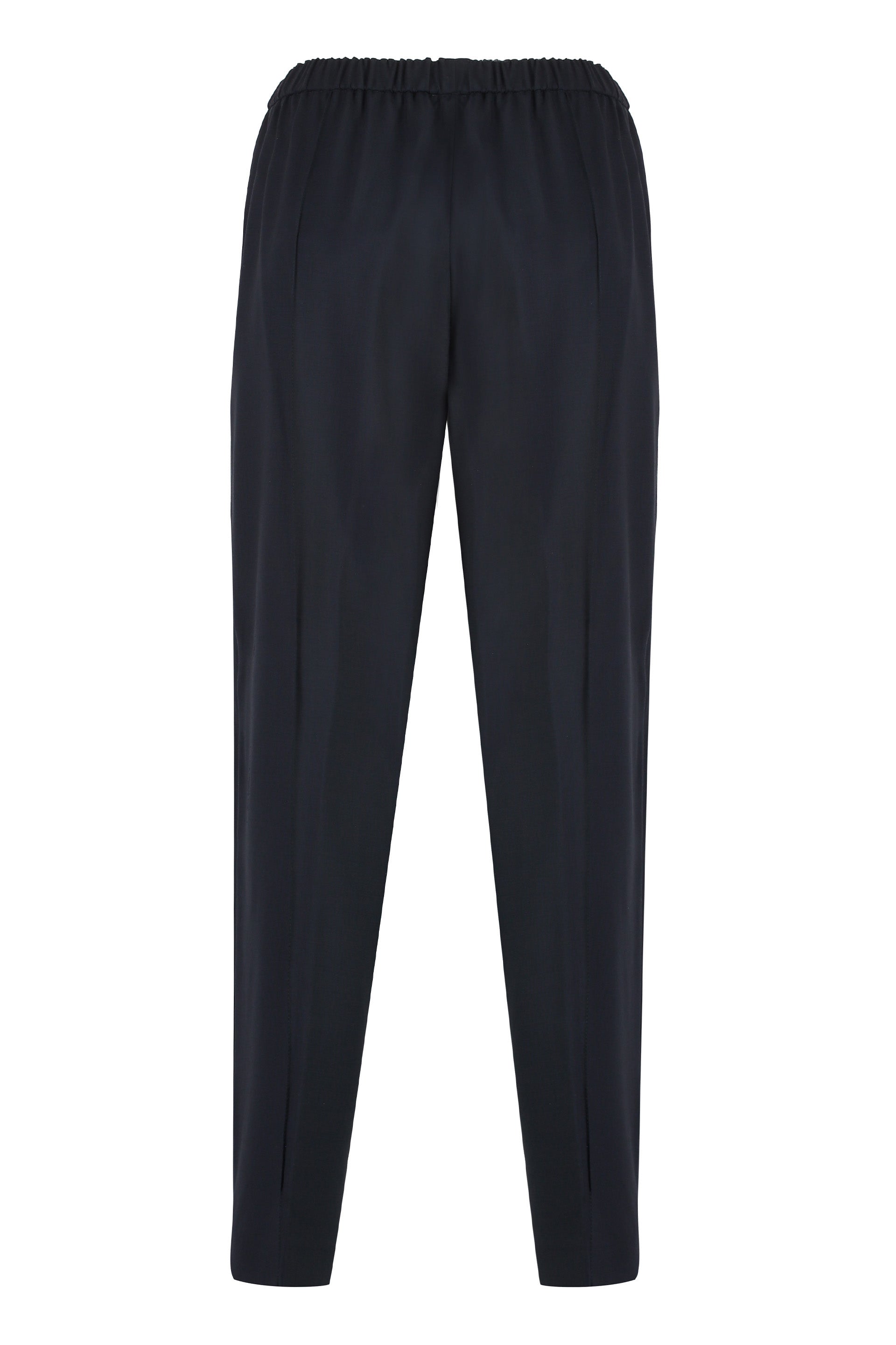 Wool blend trousers