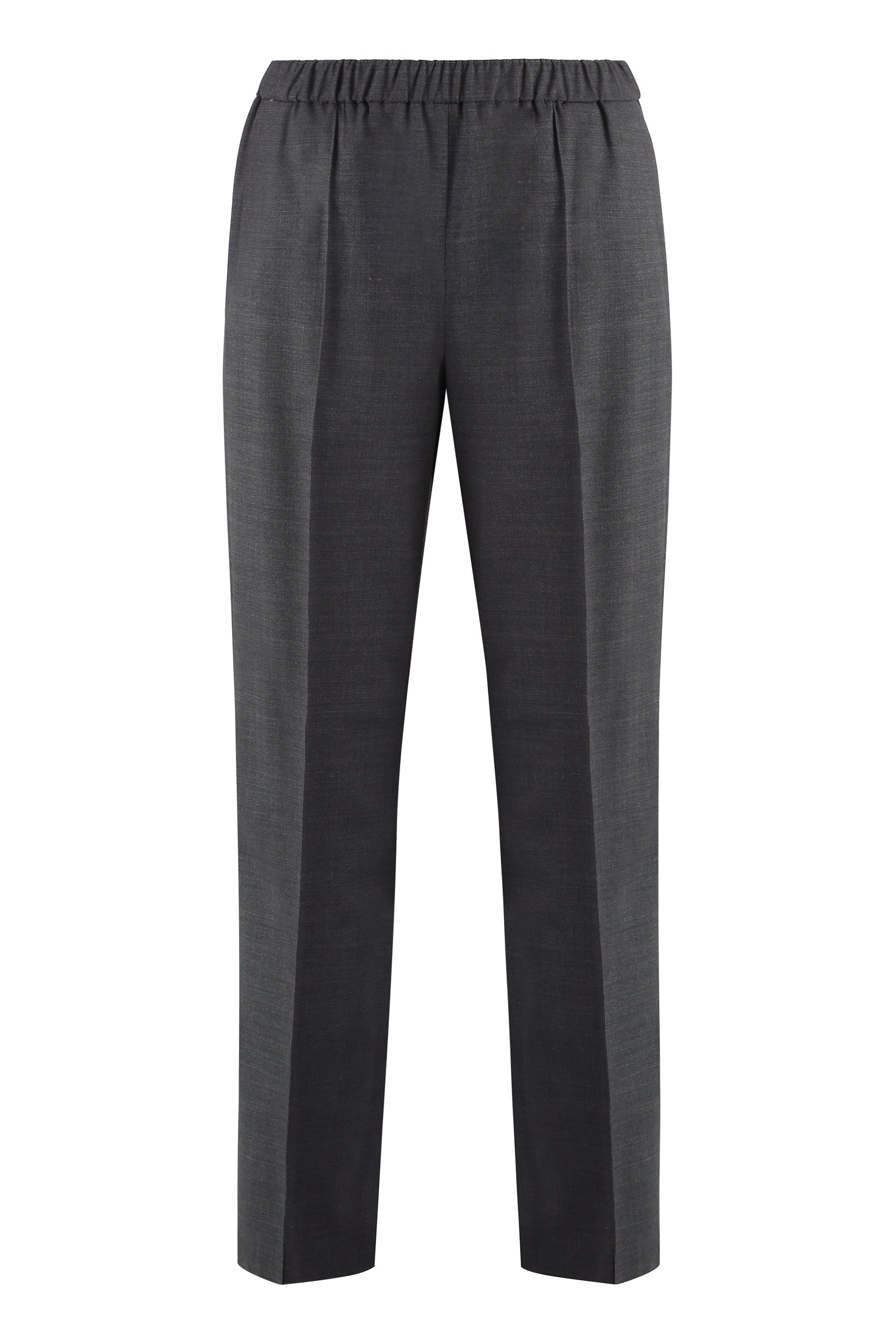 Wool blend trousers