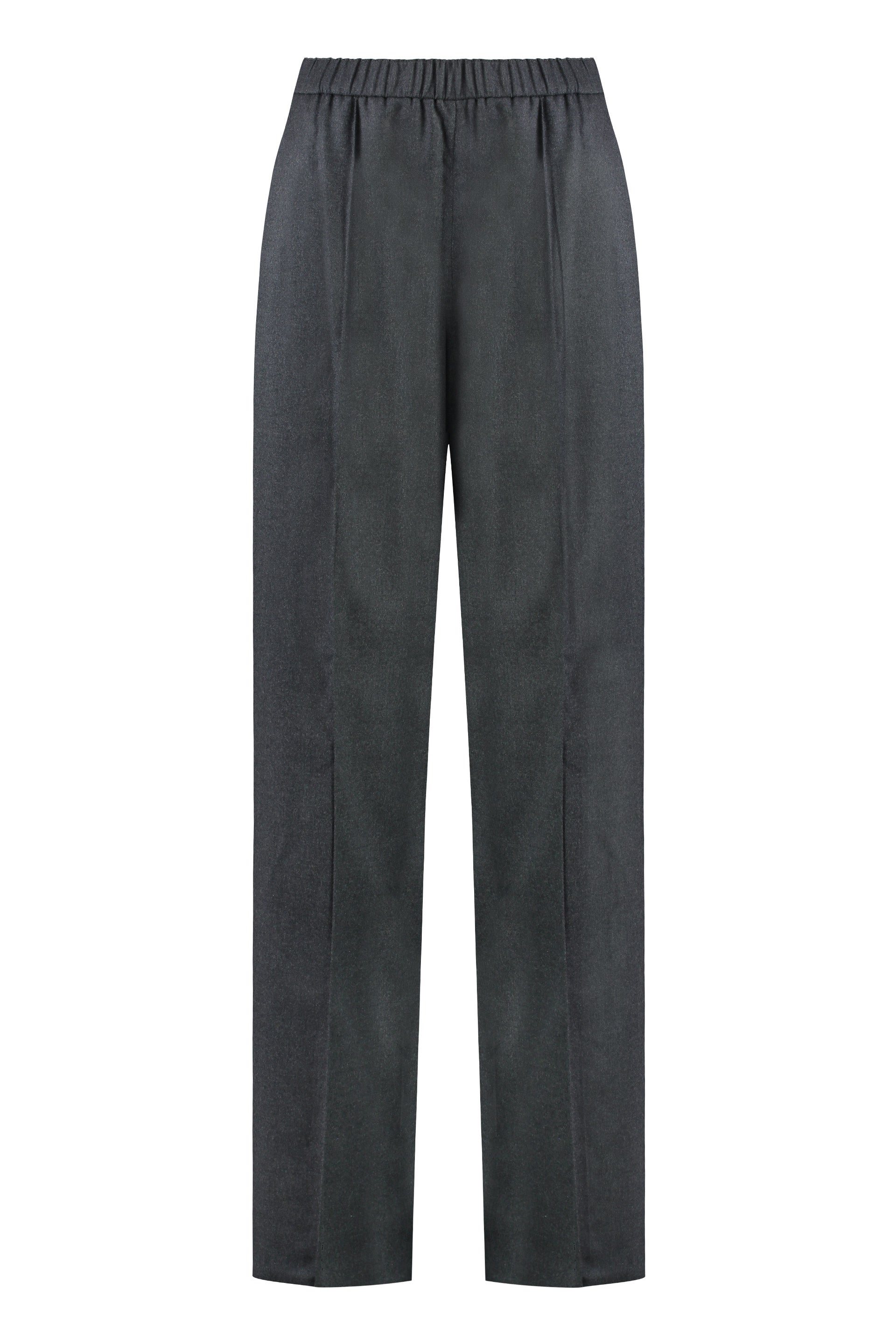 Wool track-pants