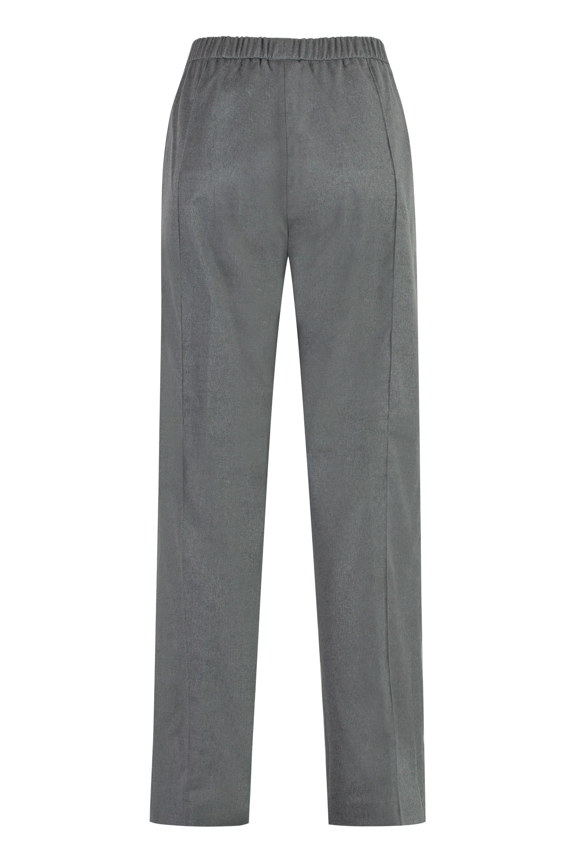 Wool track-pants