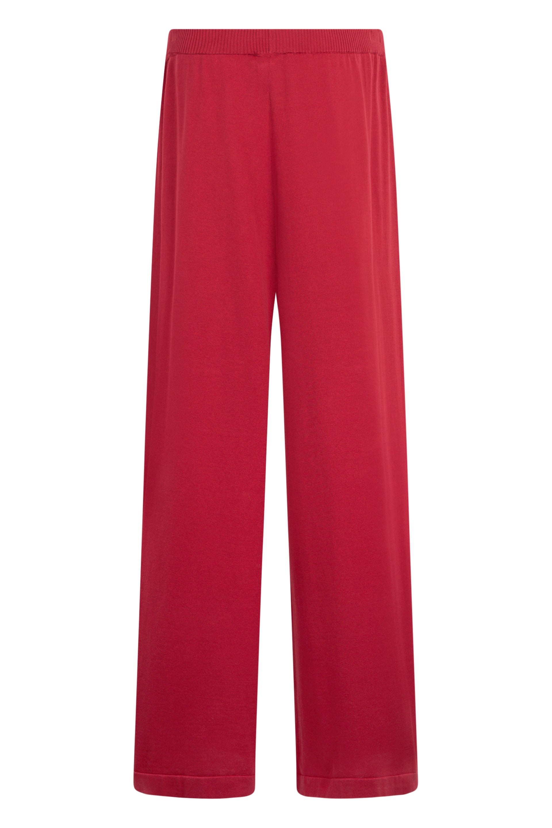 Red comfortable and versatile pants, ideal for any occasion.