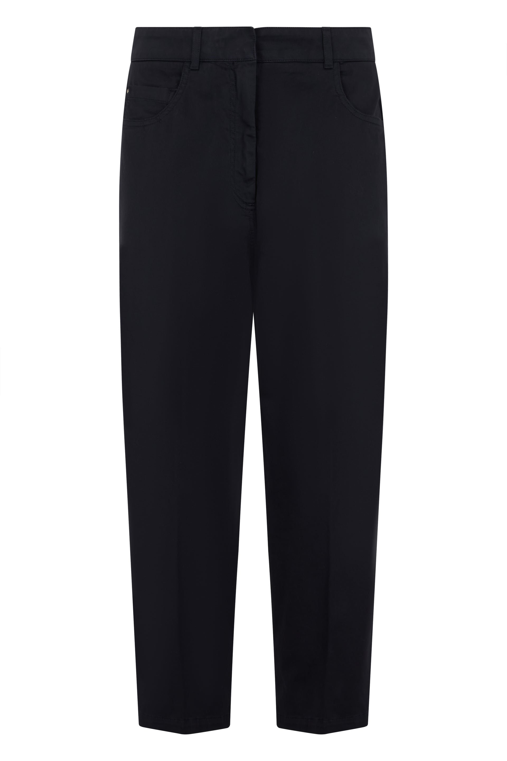 Elegant, comfortable and versatile black trousers.