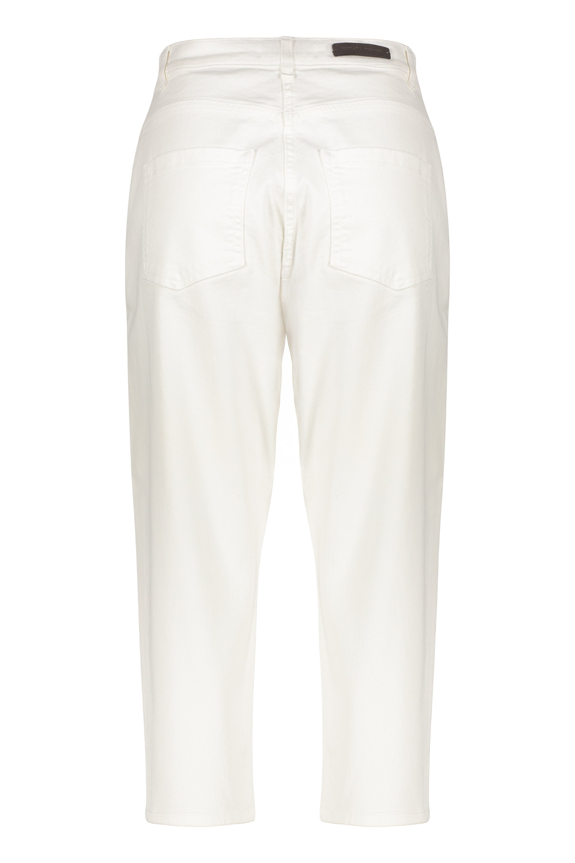 Cotton cropped trousers