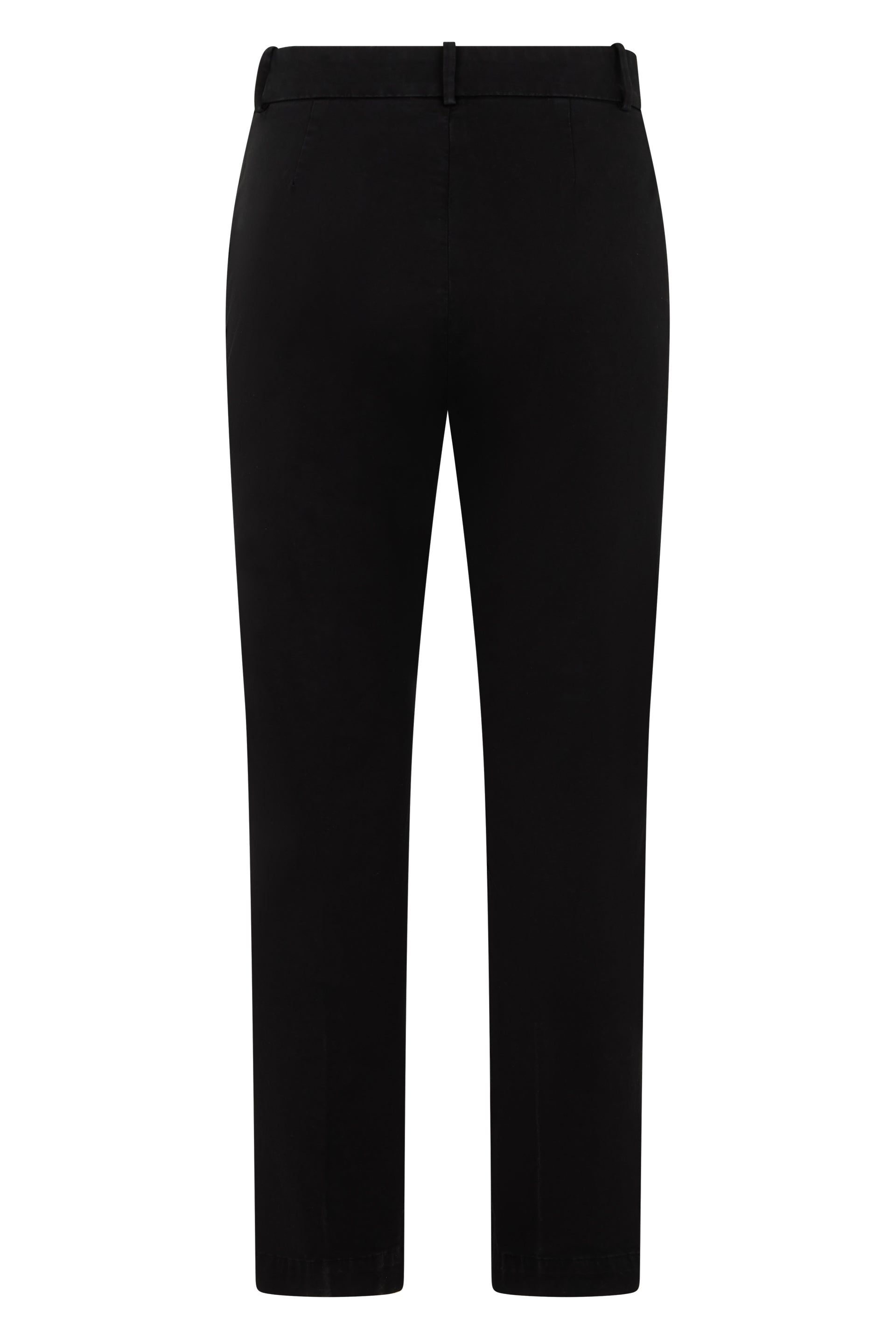 Black long pants, minimal and chic.
