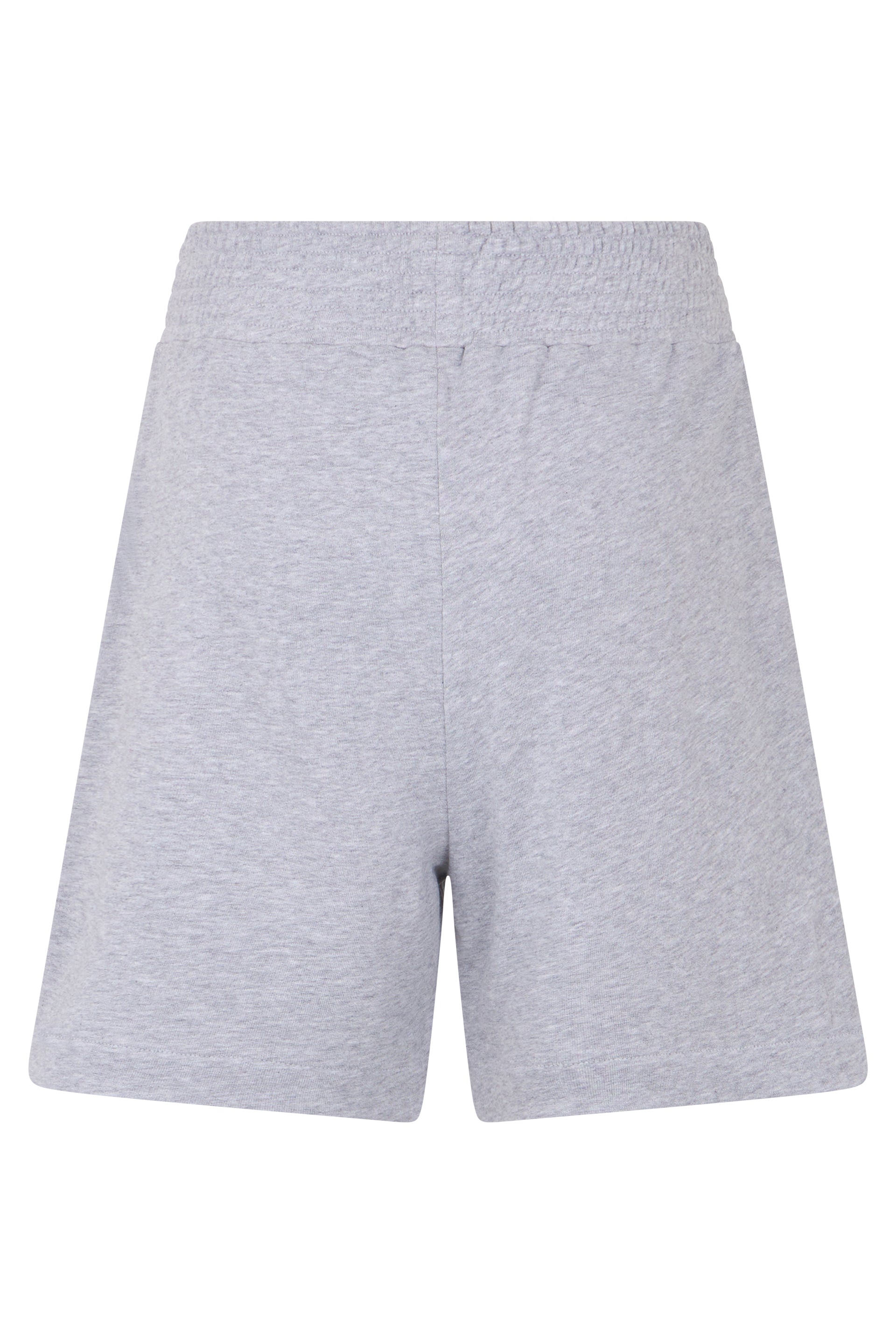 Light gray shorts, comfortable fit