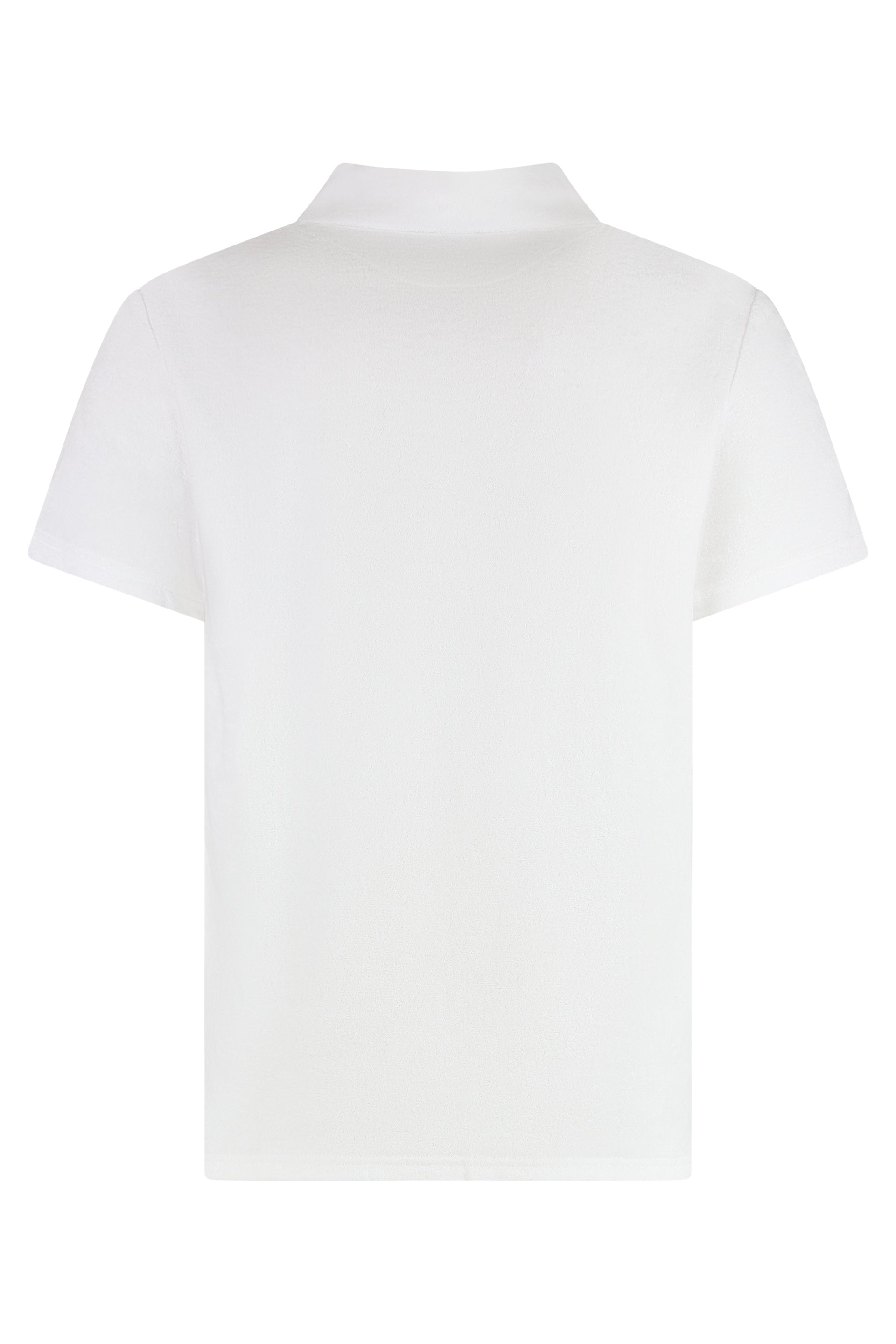 Cotton blend polo shirt