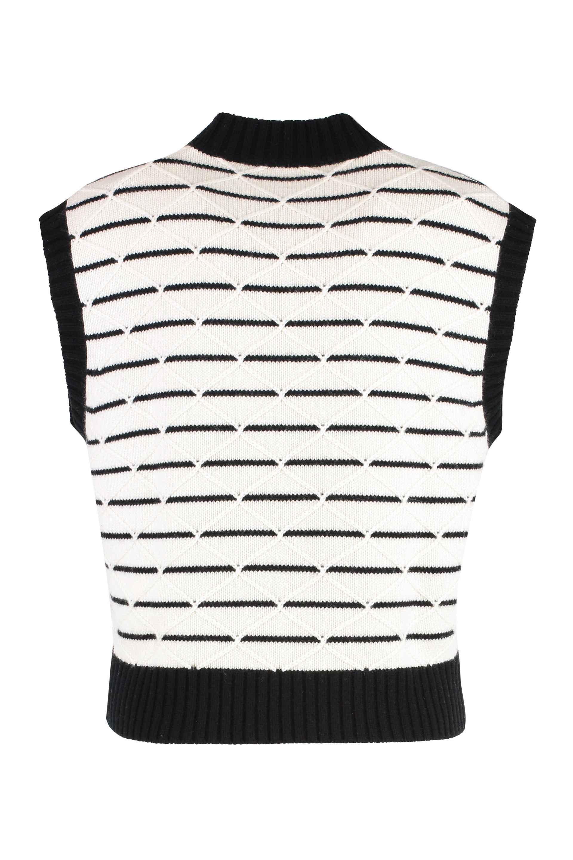 Panetto Knitted wool and cashmere vest
